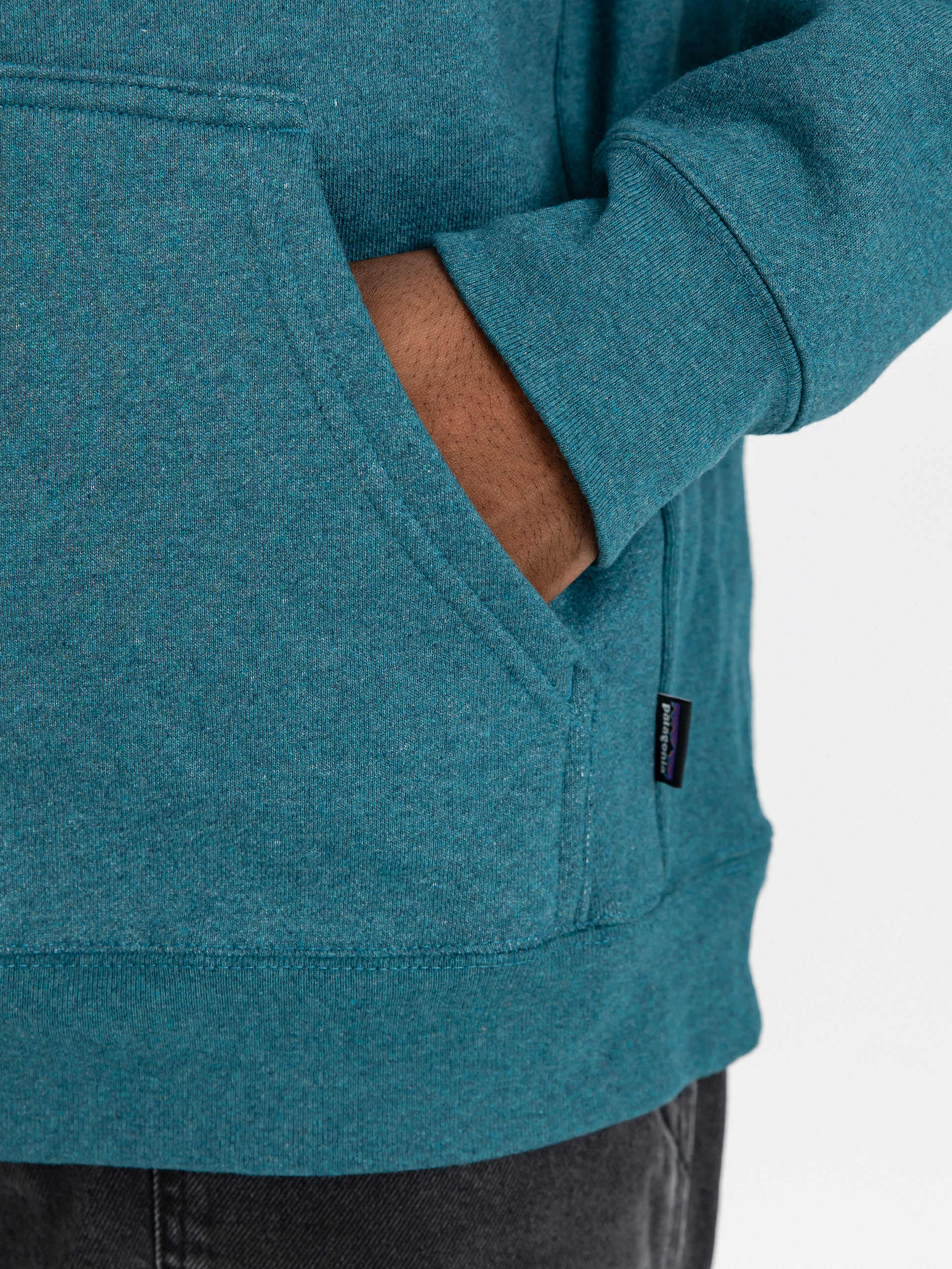 Bluza z kapturem Patagonia Boardshort Logo Uprisal HD (wetland blue)