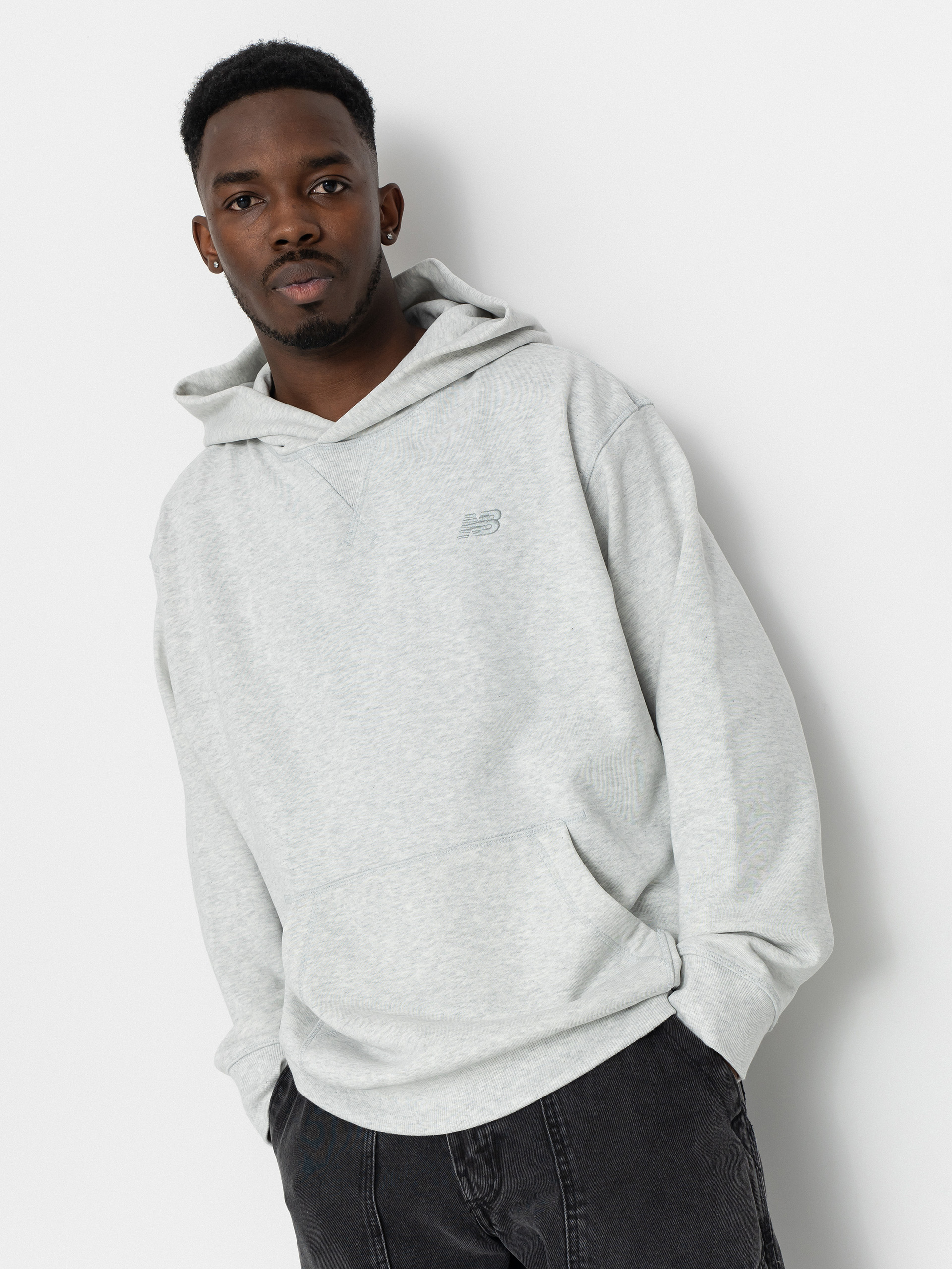 Bluza z kapturem New Balance Atheltics French Terry HD (grey)