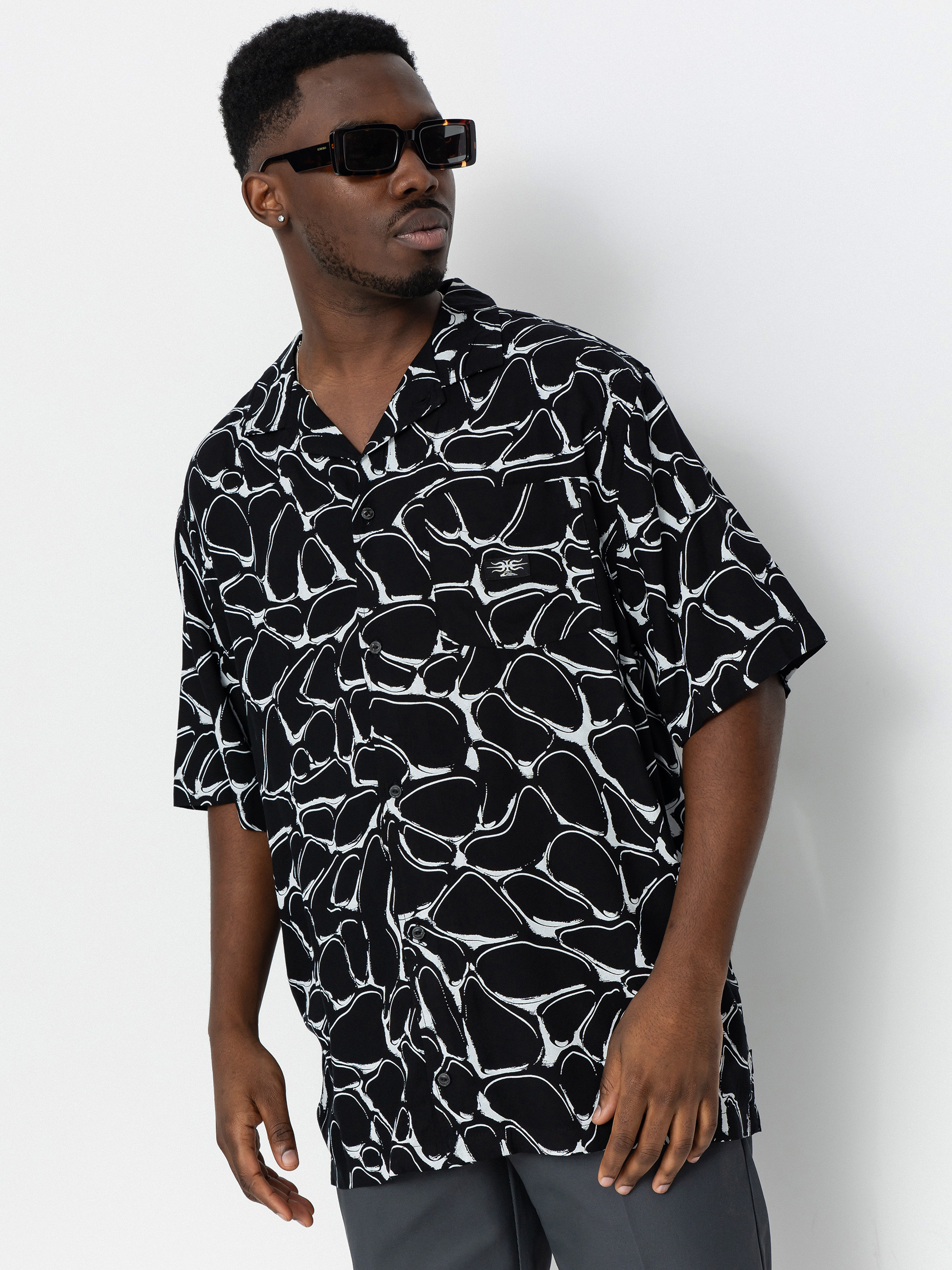Koszula Quiksilver Mercury Chrome Shirt (black mercury chrome)