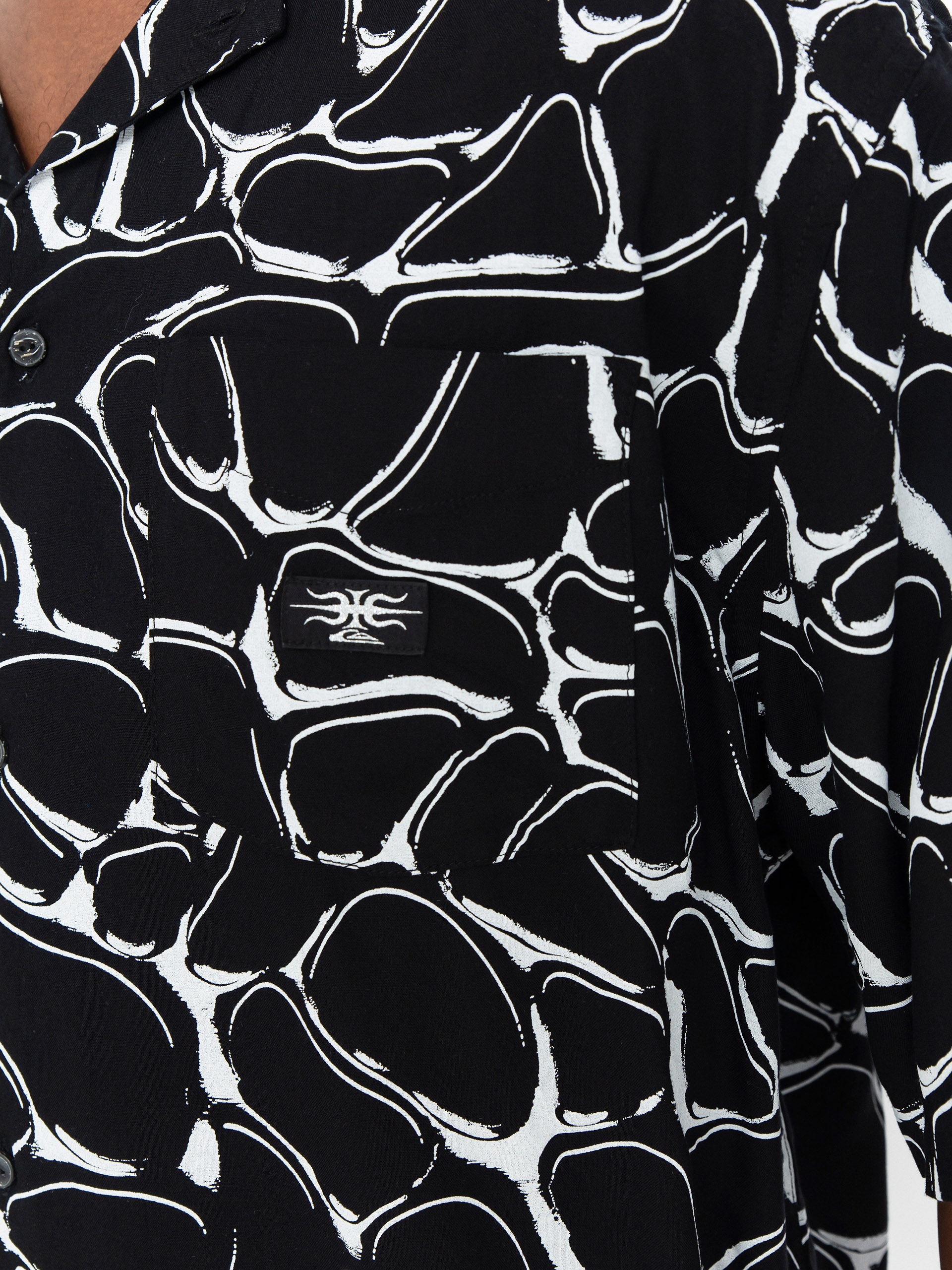 Koszula Quiksilver Mercury Chrome Shirt (black mercury chrome)