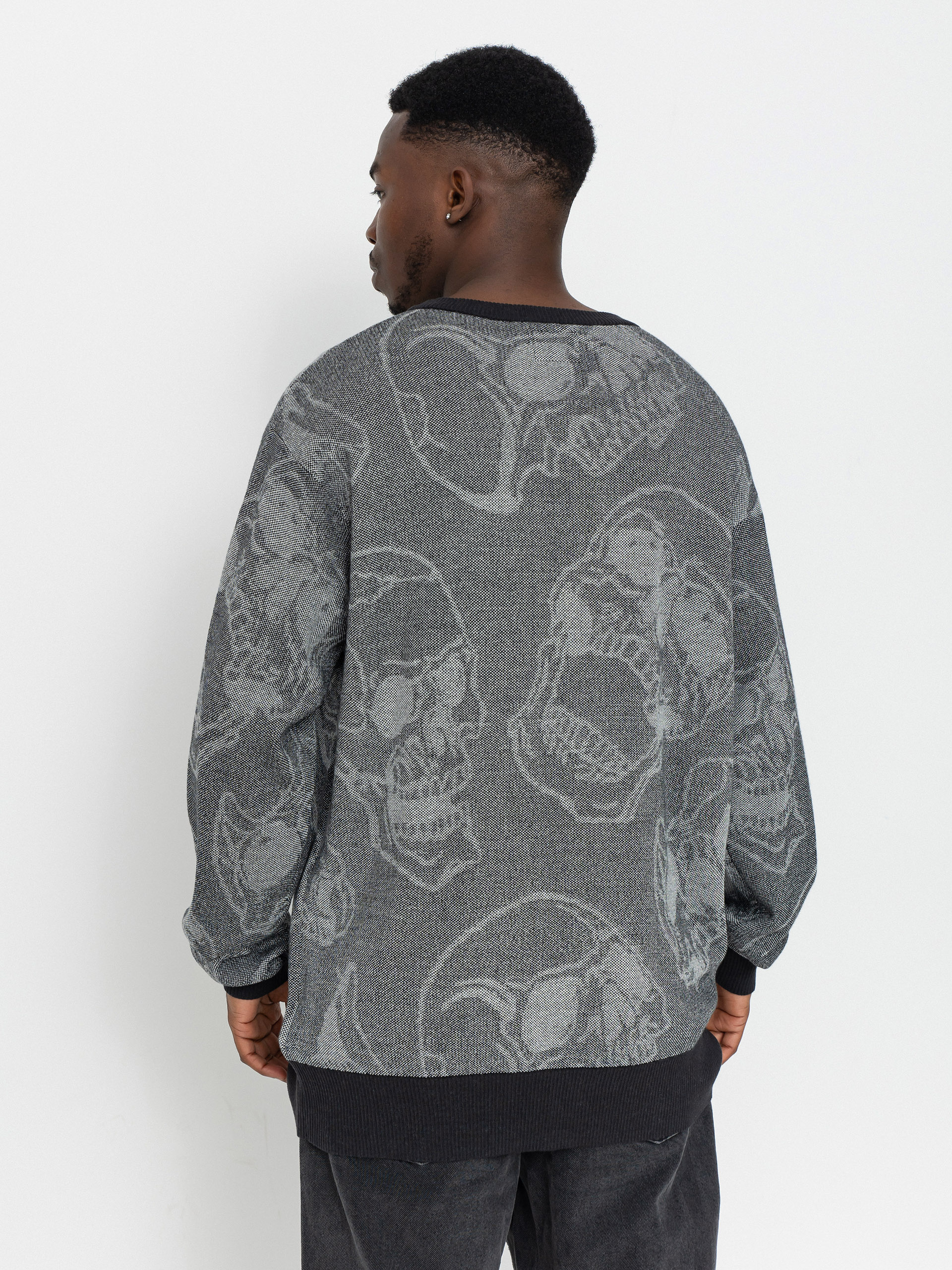 Sweter DC Fracture (heather skully print)