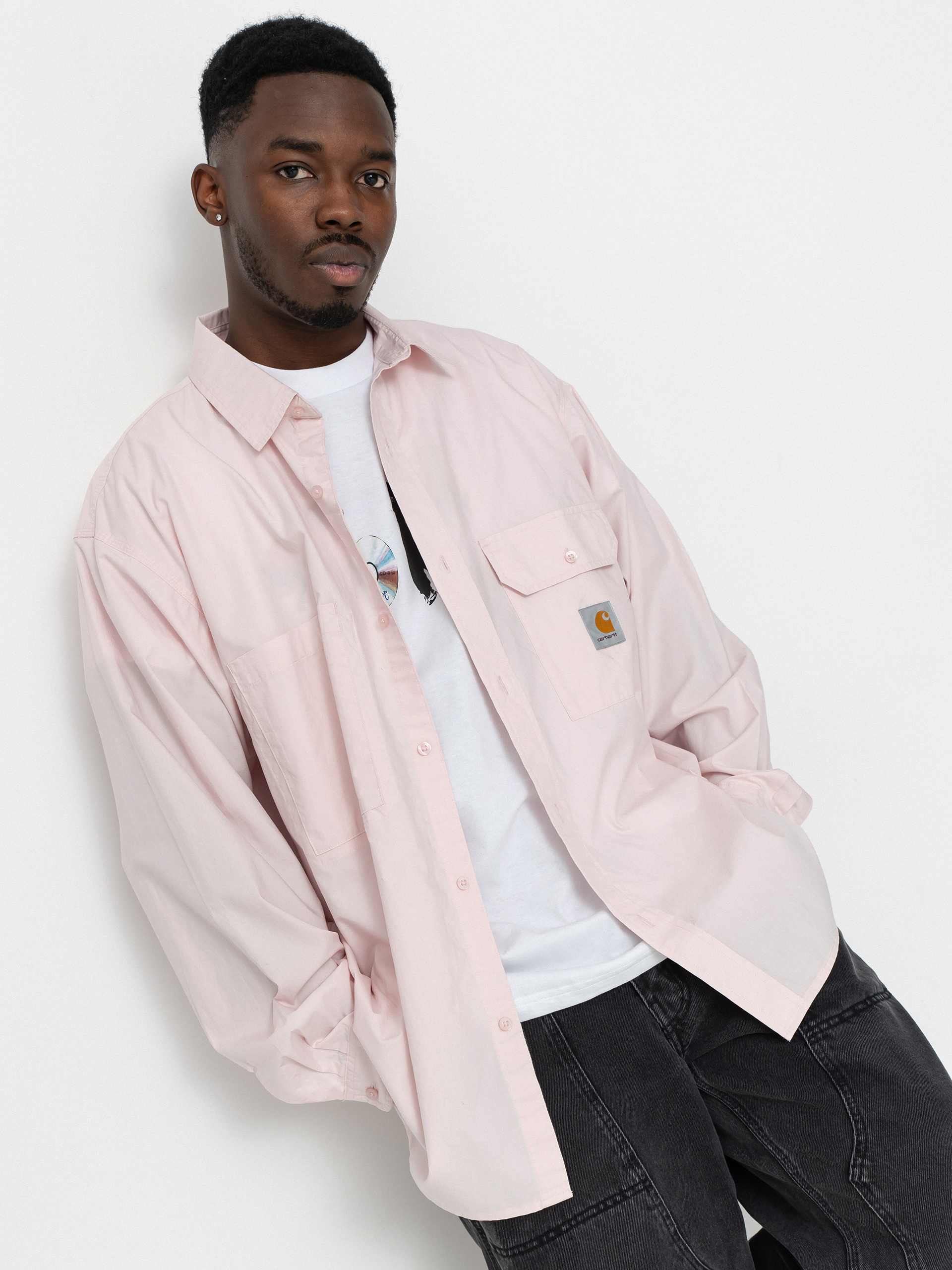 Koszula Carhartt WIP Irwin (air pink)