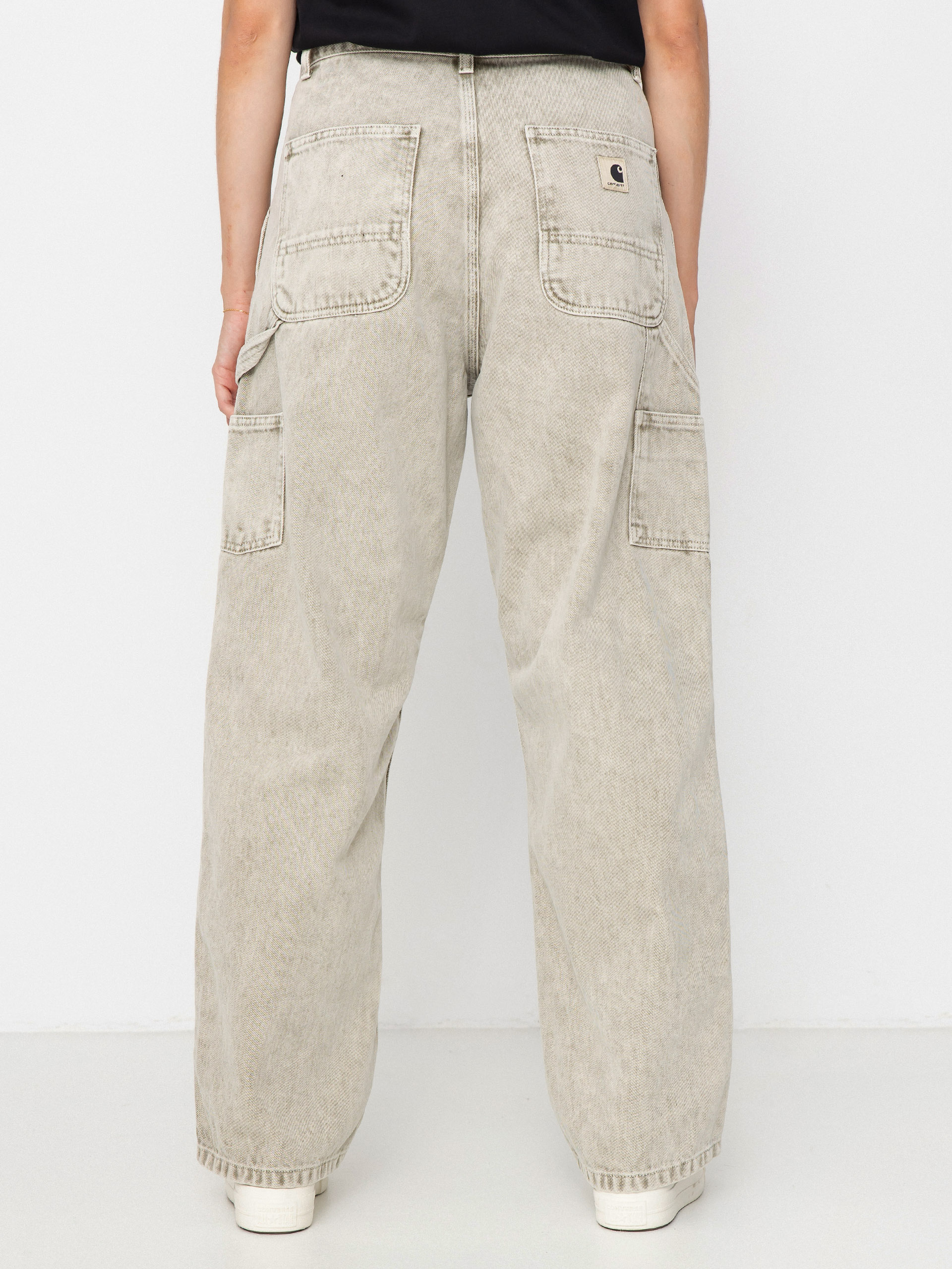 Spodnie Carhartt WIP Brandon Double Knee Wmn (opuntia/chalk wash)