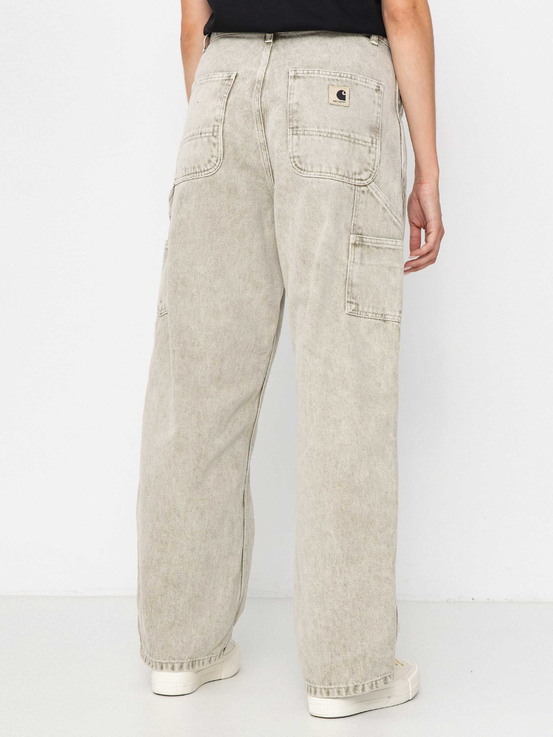 Spodnie Carhartt WIP Brandon Double Knee Wmn (opuntia/chalk wash)