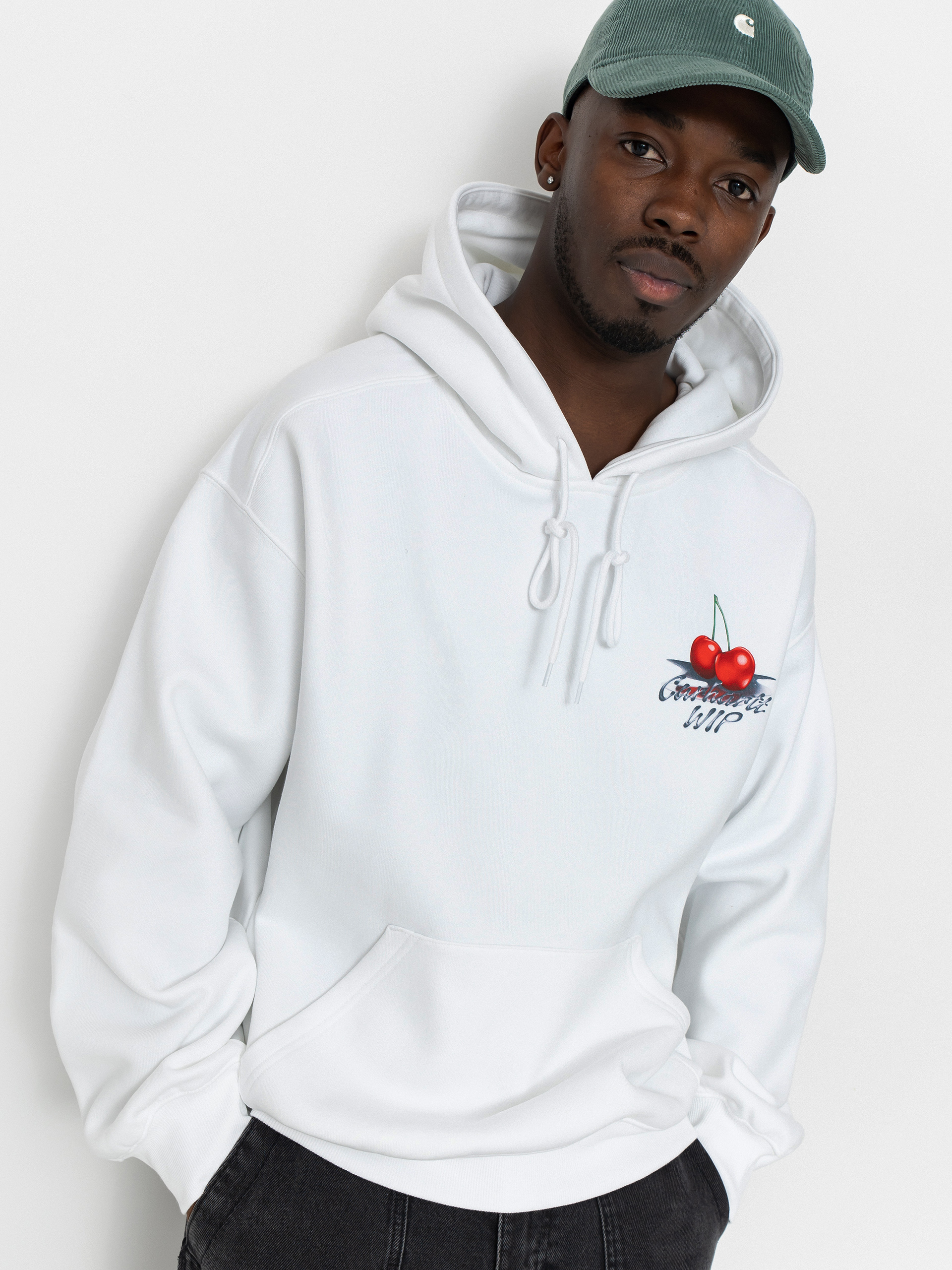Bluza z kapturem Carhartt WIP Jake Garcia HD (white)