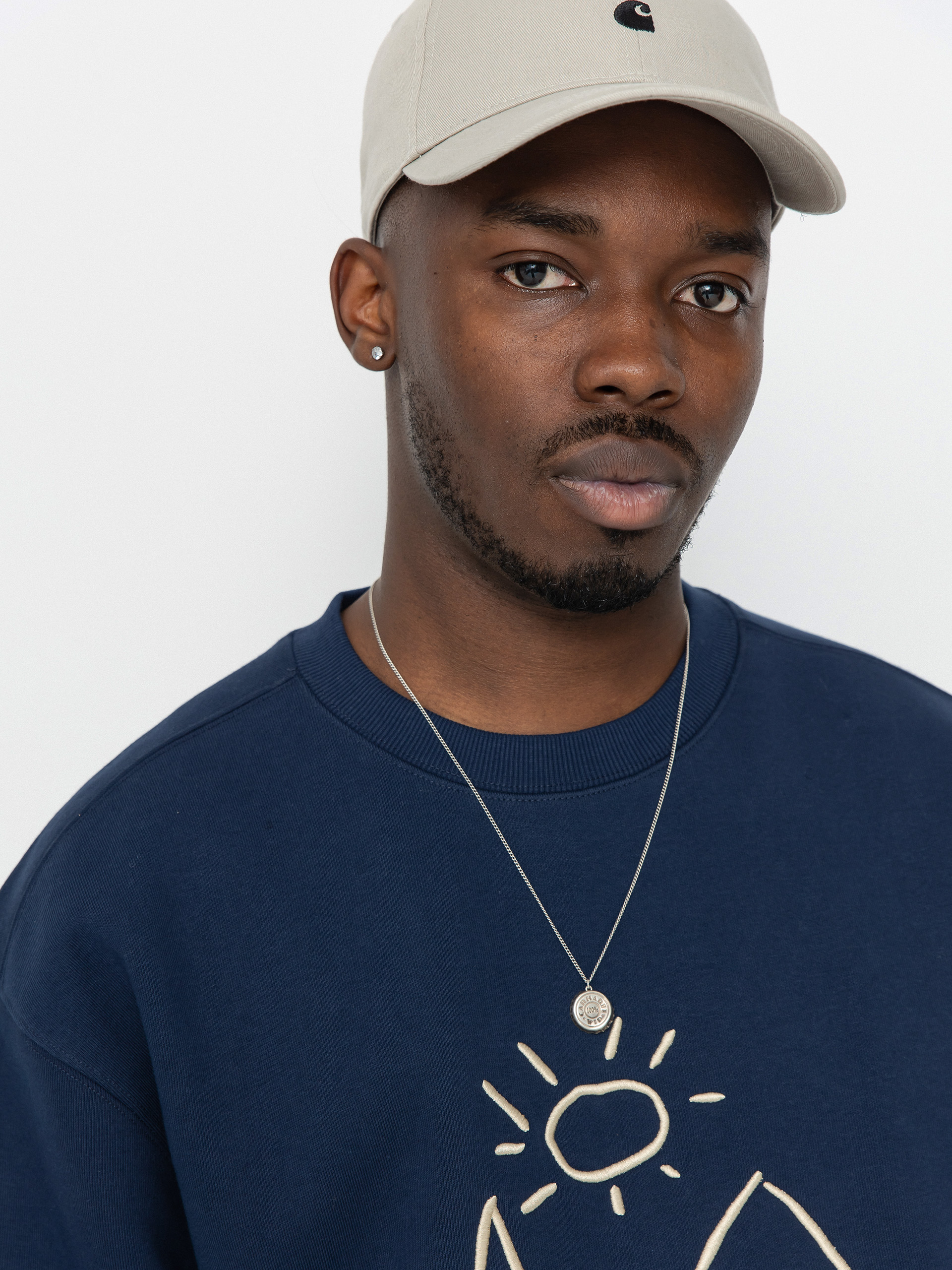 Bluza Carhartt WIP Masterpiece (air force blue/dusty h brown)