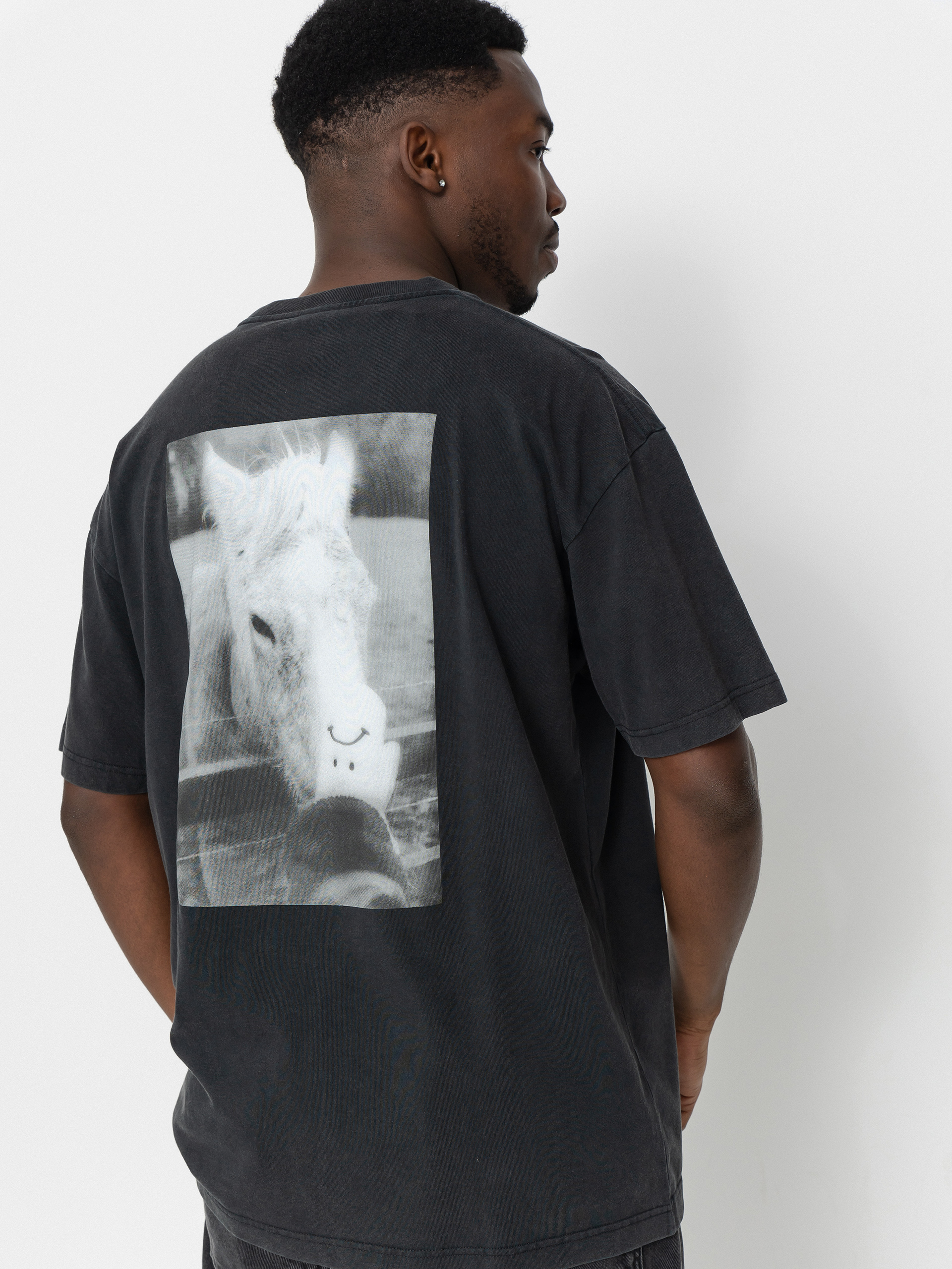 T-shirt Polar Skate Horse Hand (silver black)