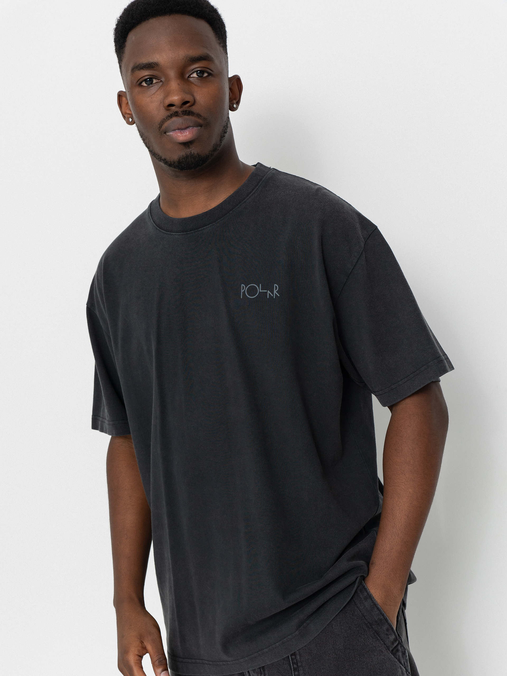 T-shirt Polar Skate Horse Hand (silver black)