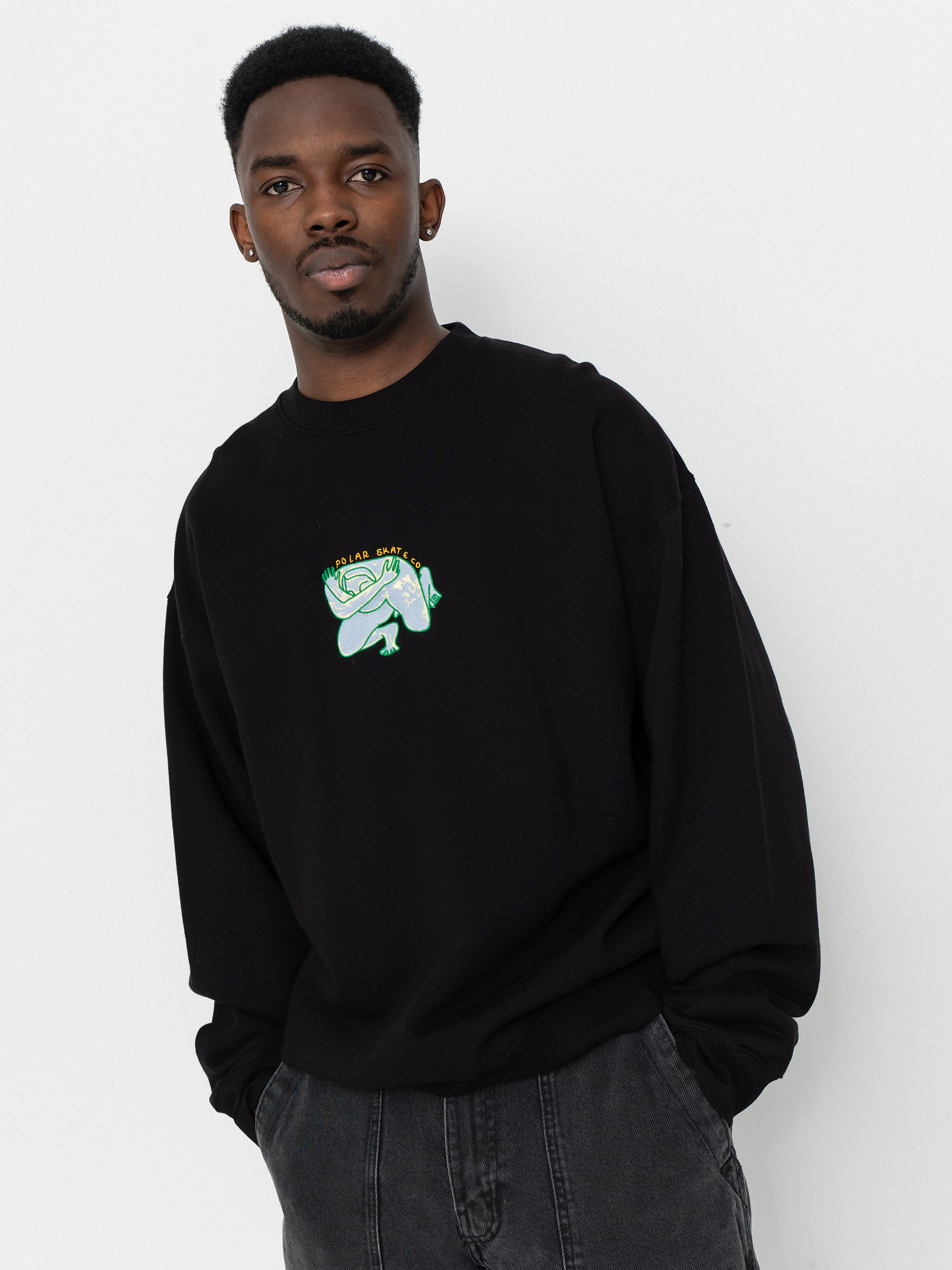 Bluza Polar Skate Dave Crewneck Shy Bow (black)