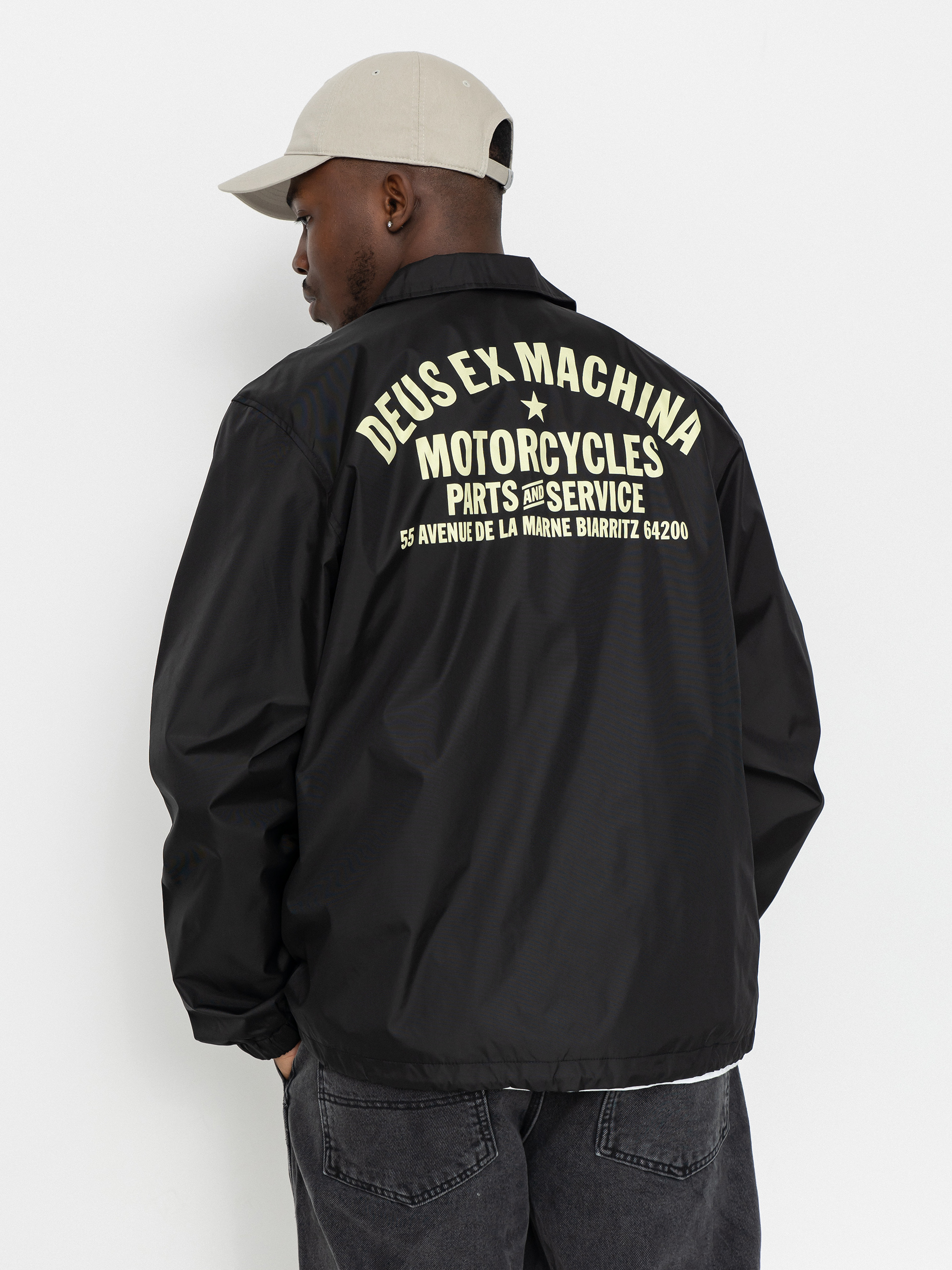 Kurtka Deus Ex Machina Biarritz Coach (black)