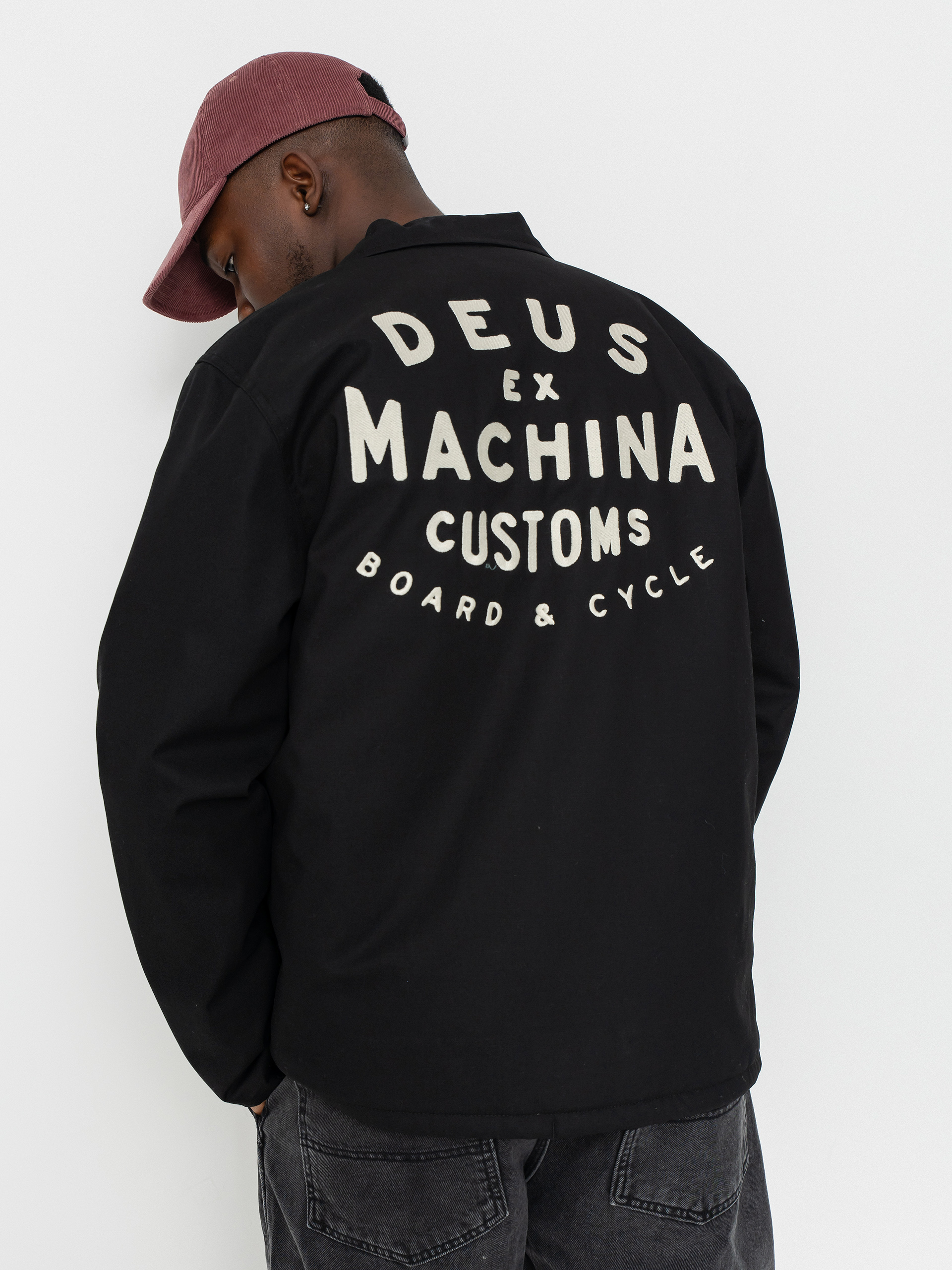 Kurtka Deus Ex Machina Workshop Coach (black)