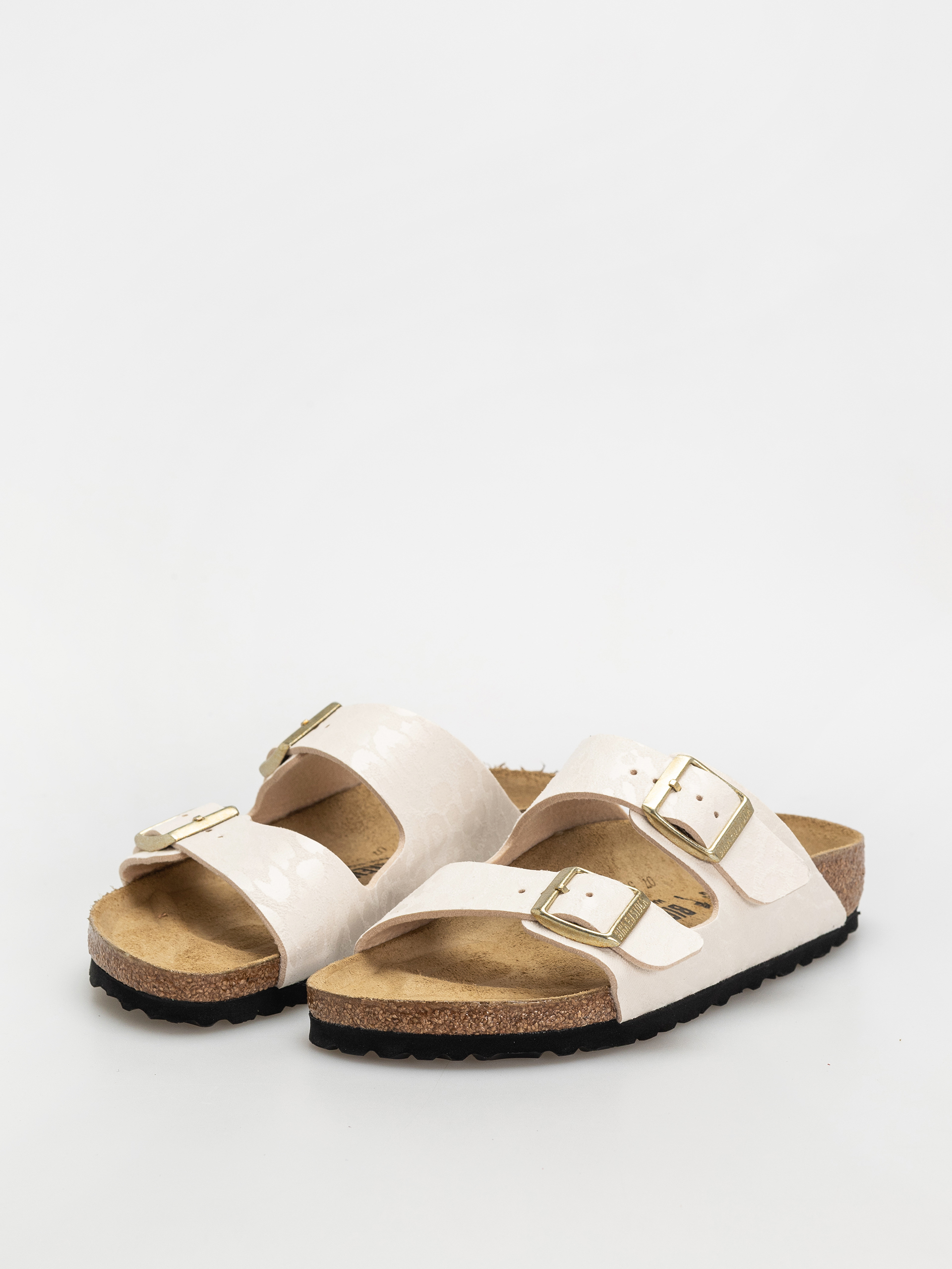Klapki Birkenstock Arizona Synthetics Narrow Wmn (leo eggshell)