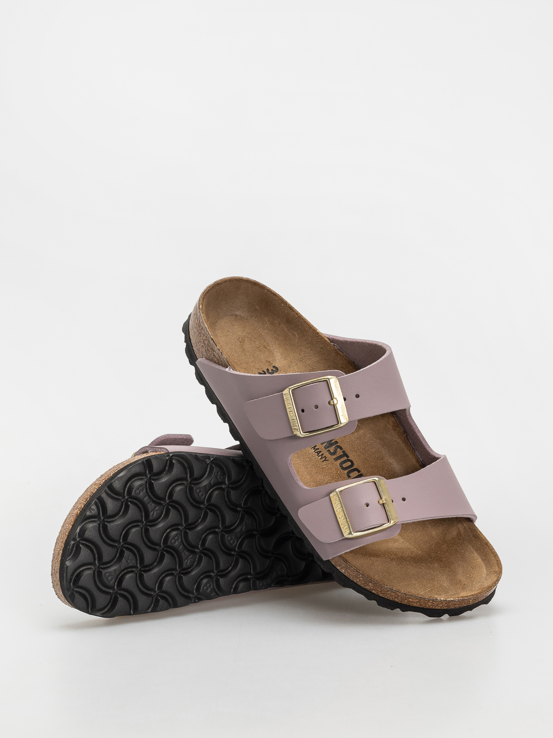 Klapki Birkenstock Arizona Briko Flor Narrow Wmn (faded purple)