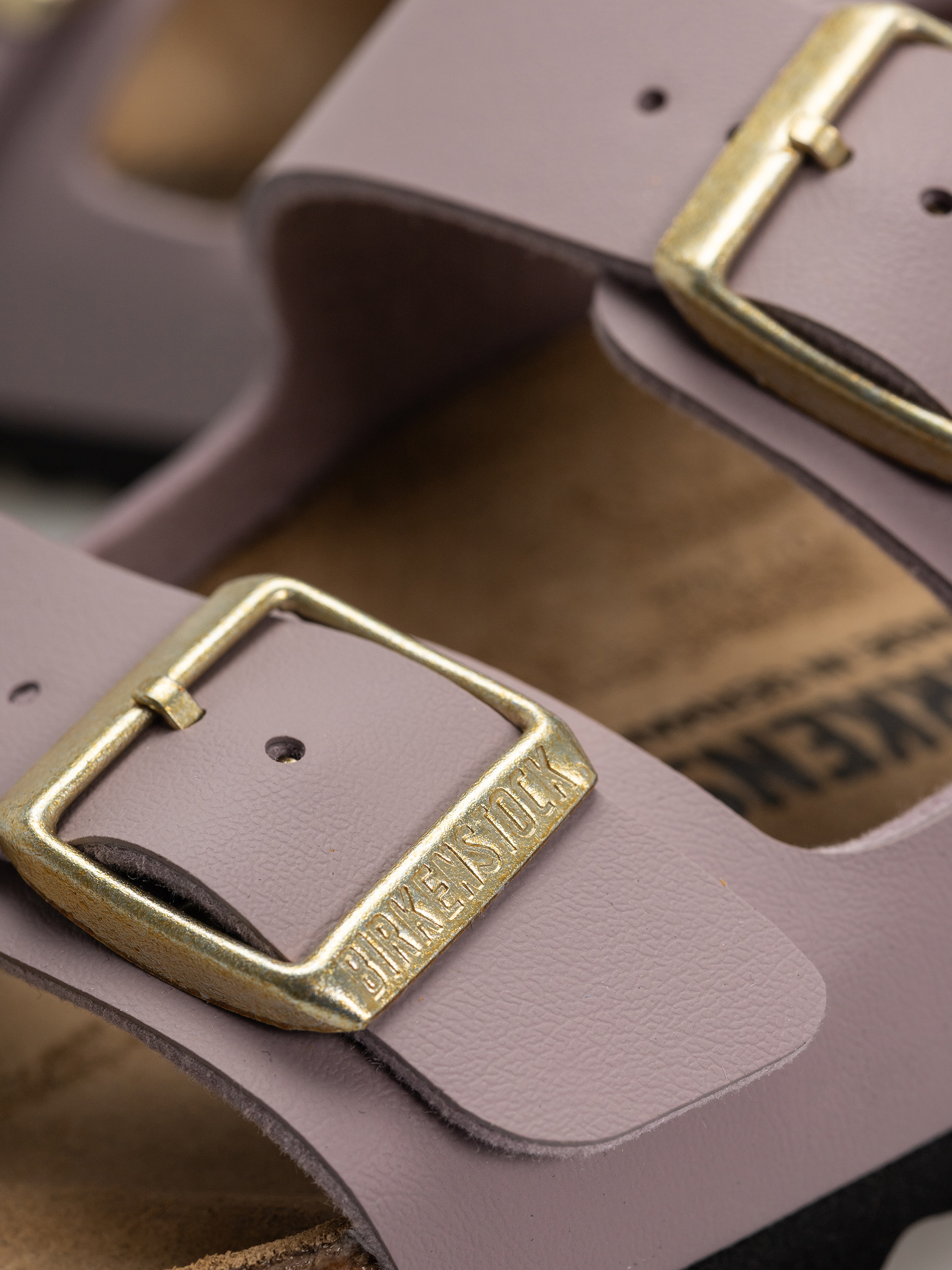 Klapki Birkenstock Arizona Briko Flor Narrow Wmn (faded purple)