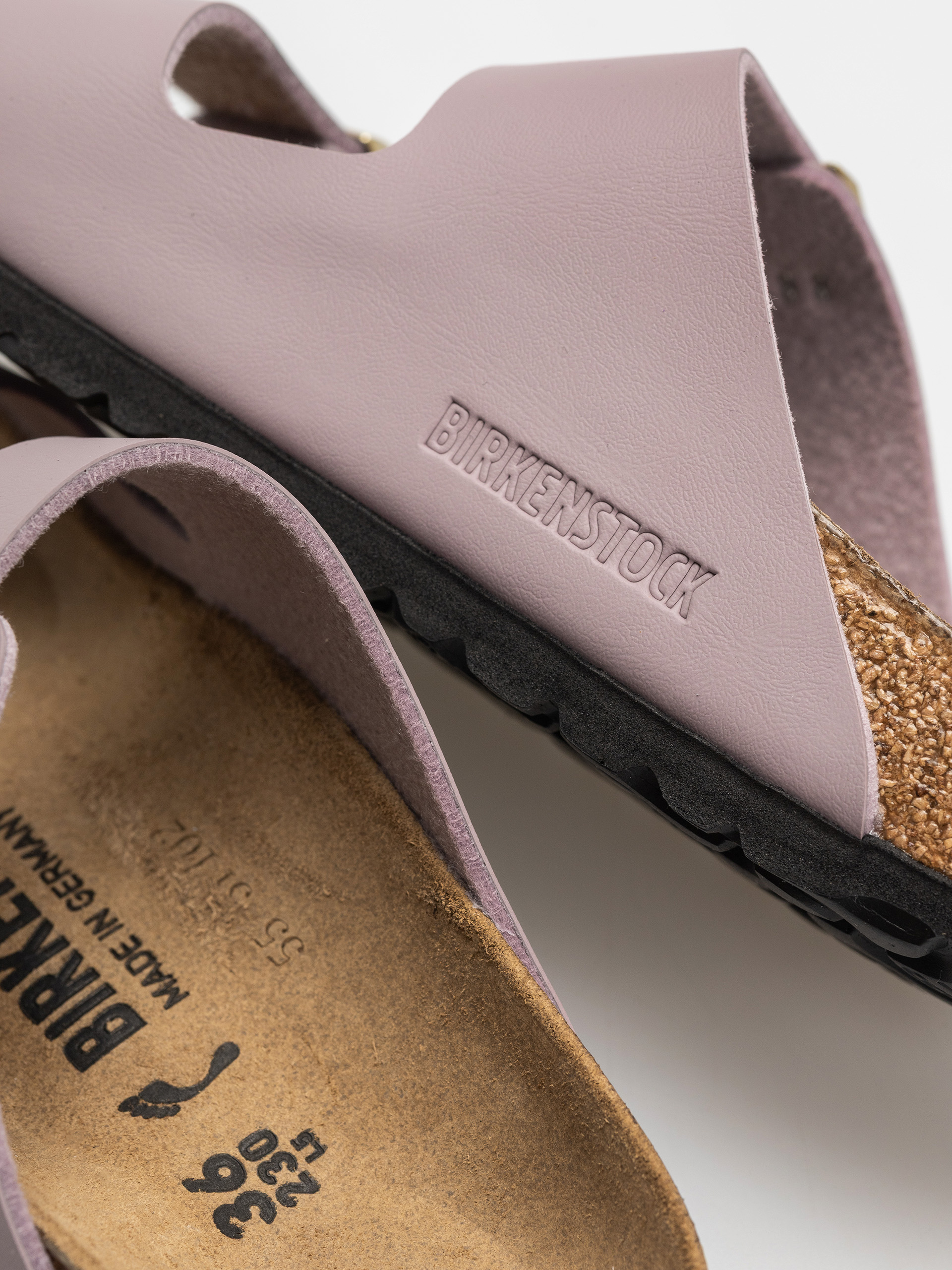 Klapki Birkenstock Arizona Briko Flor Narrow Wmn (faded purple)