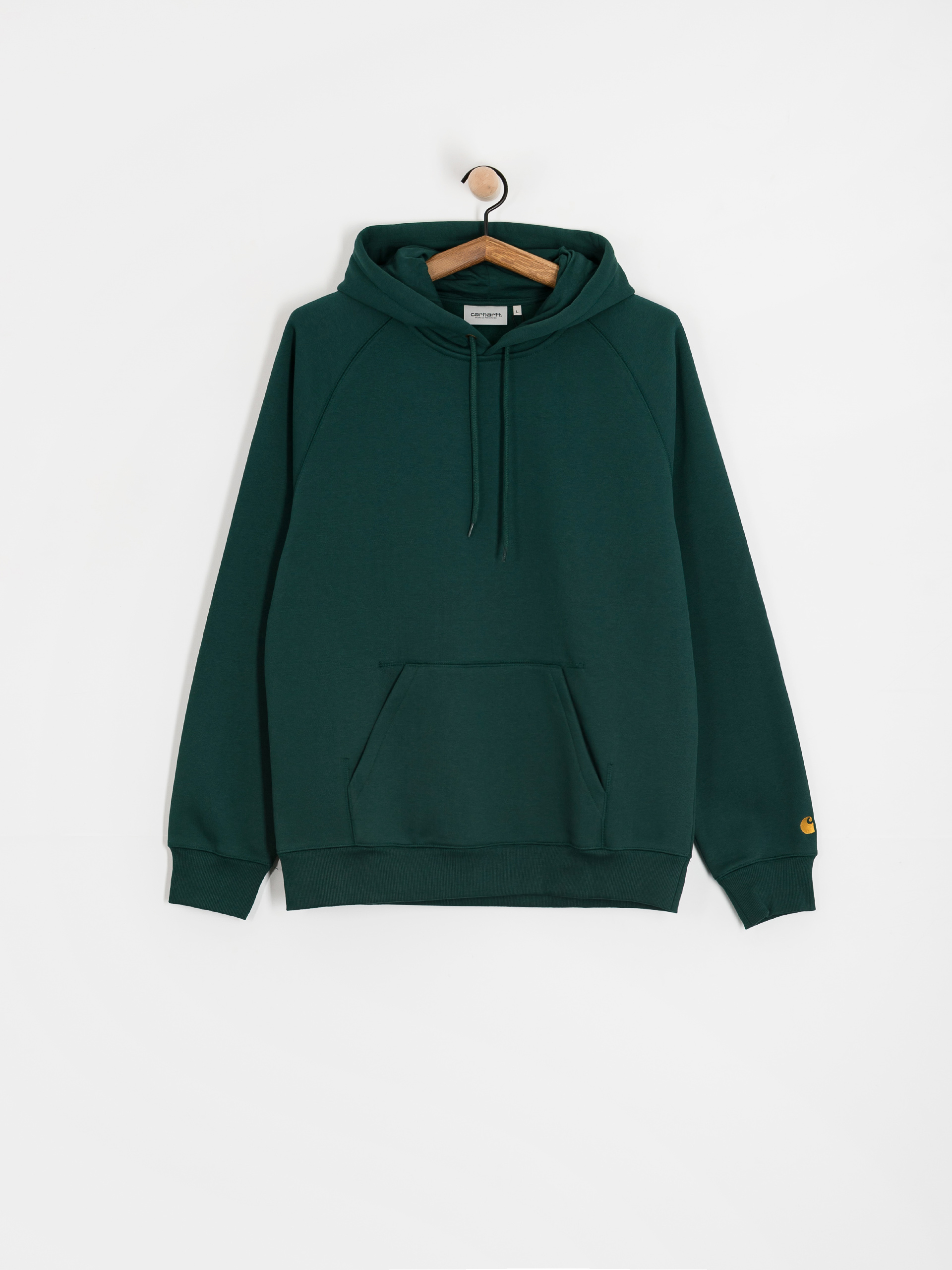 Bluza z kapturem Carhartt WIP Chase HD (dark fir/gold)