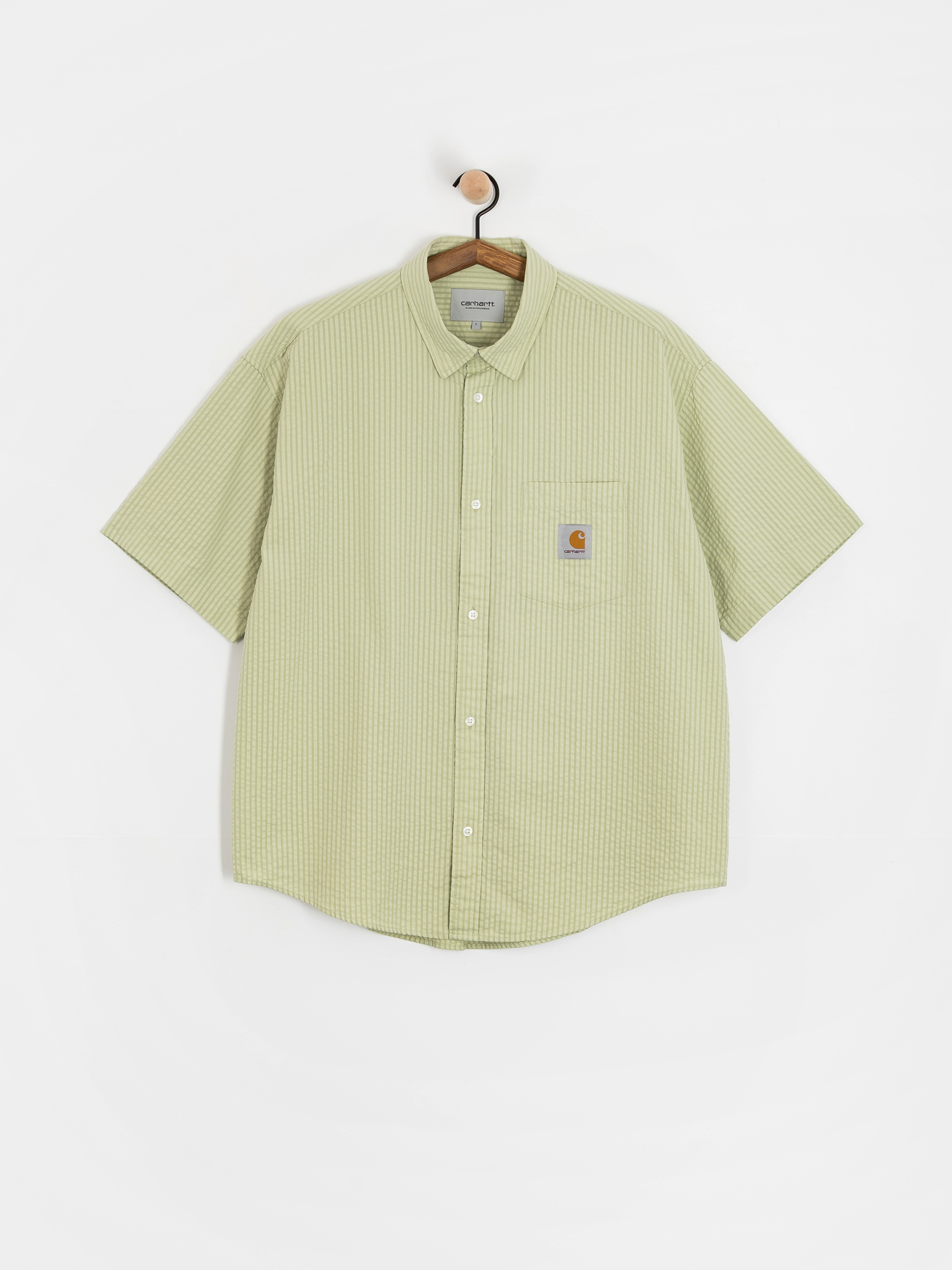Koszula Carhartt WIP Toland (toland stripe/pale olive)