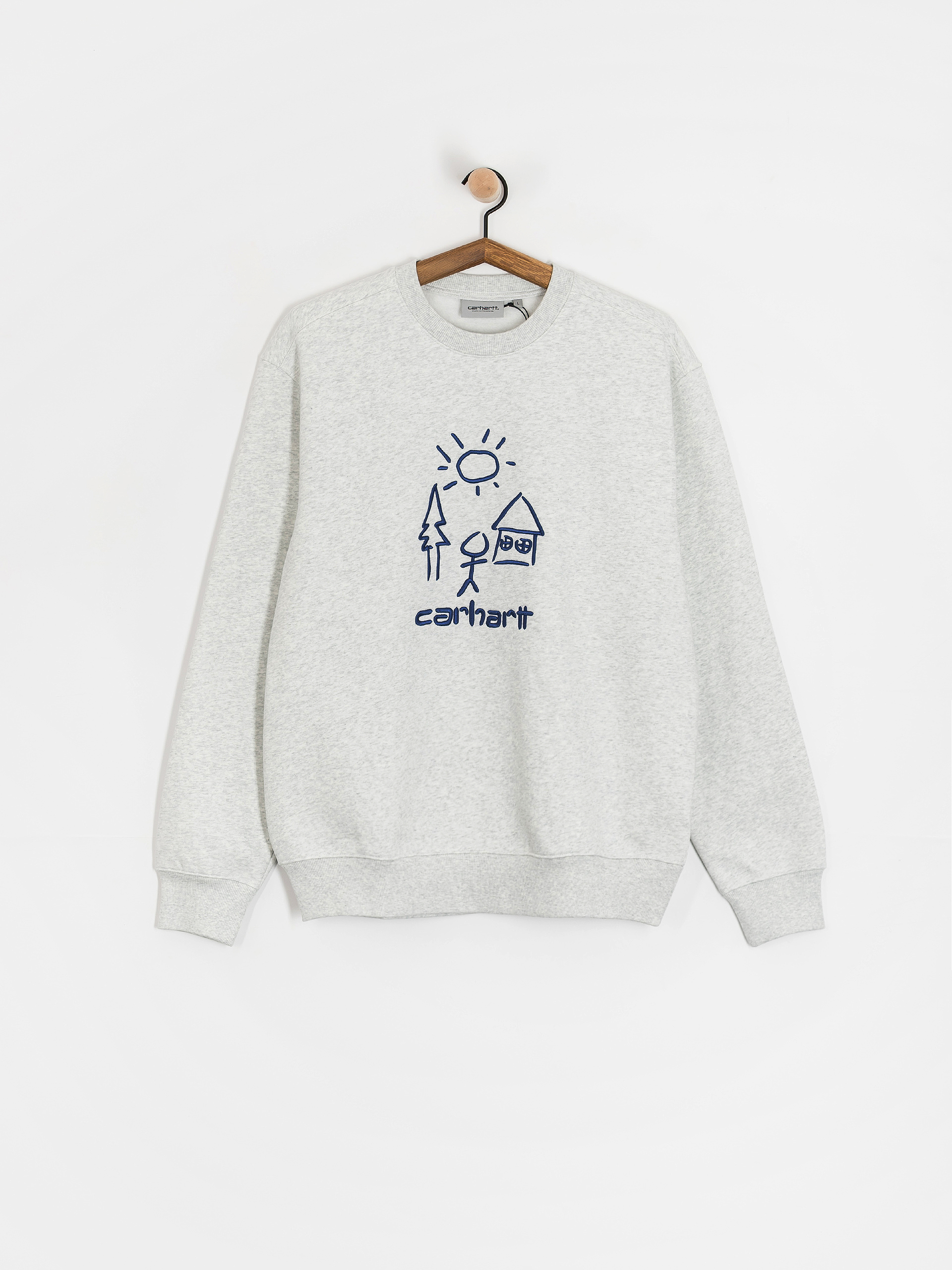 Bluza Carhartt WIP Masterpiece (ash heather/wolfsbane)