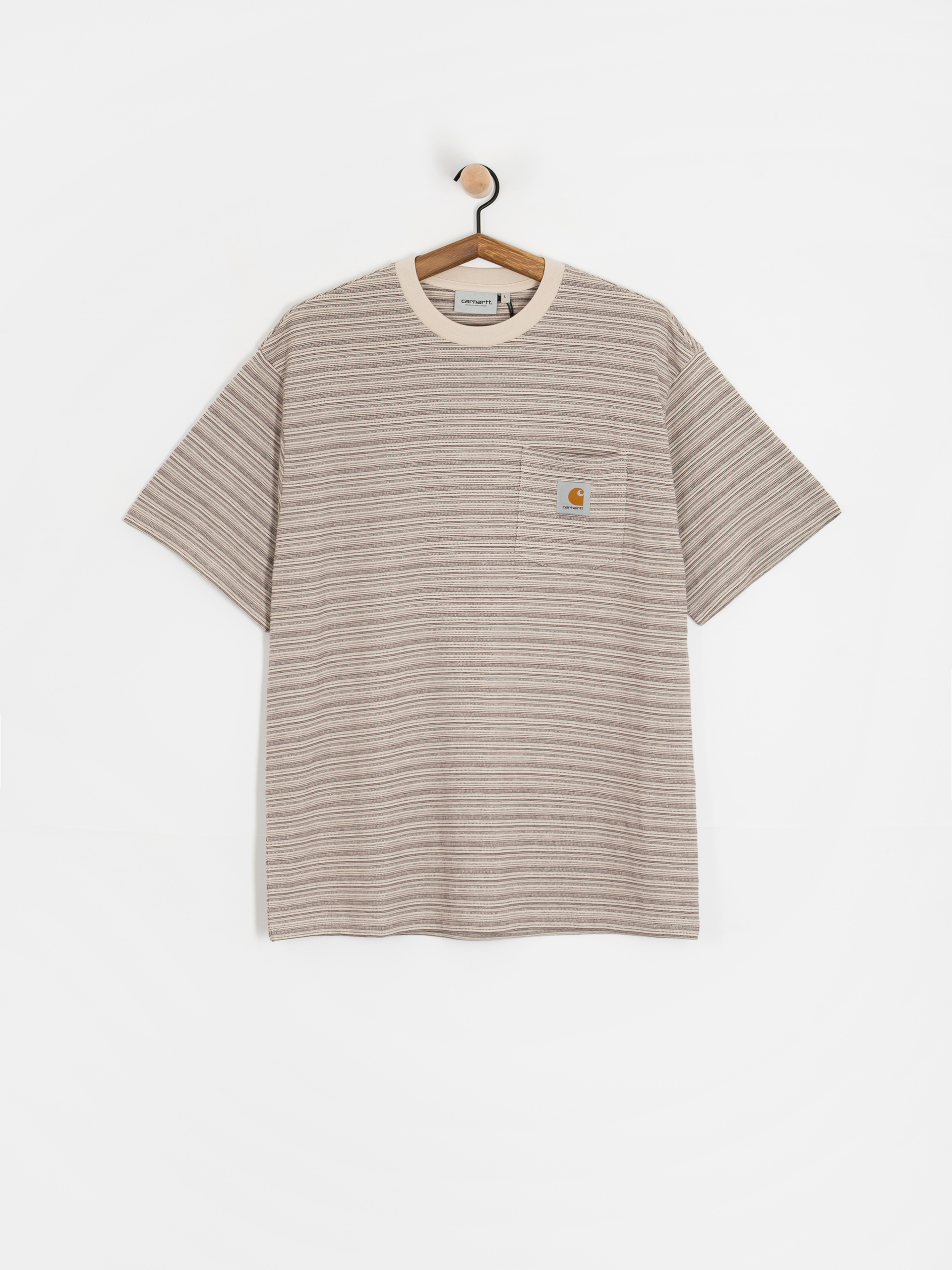 T-shirt Carhartt WIP Gellar Pocket (gellar stripe/wax)