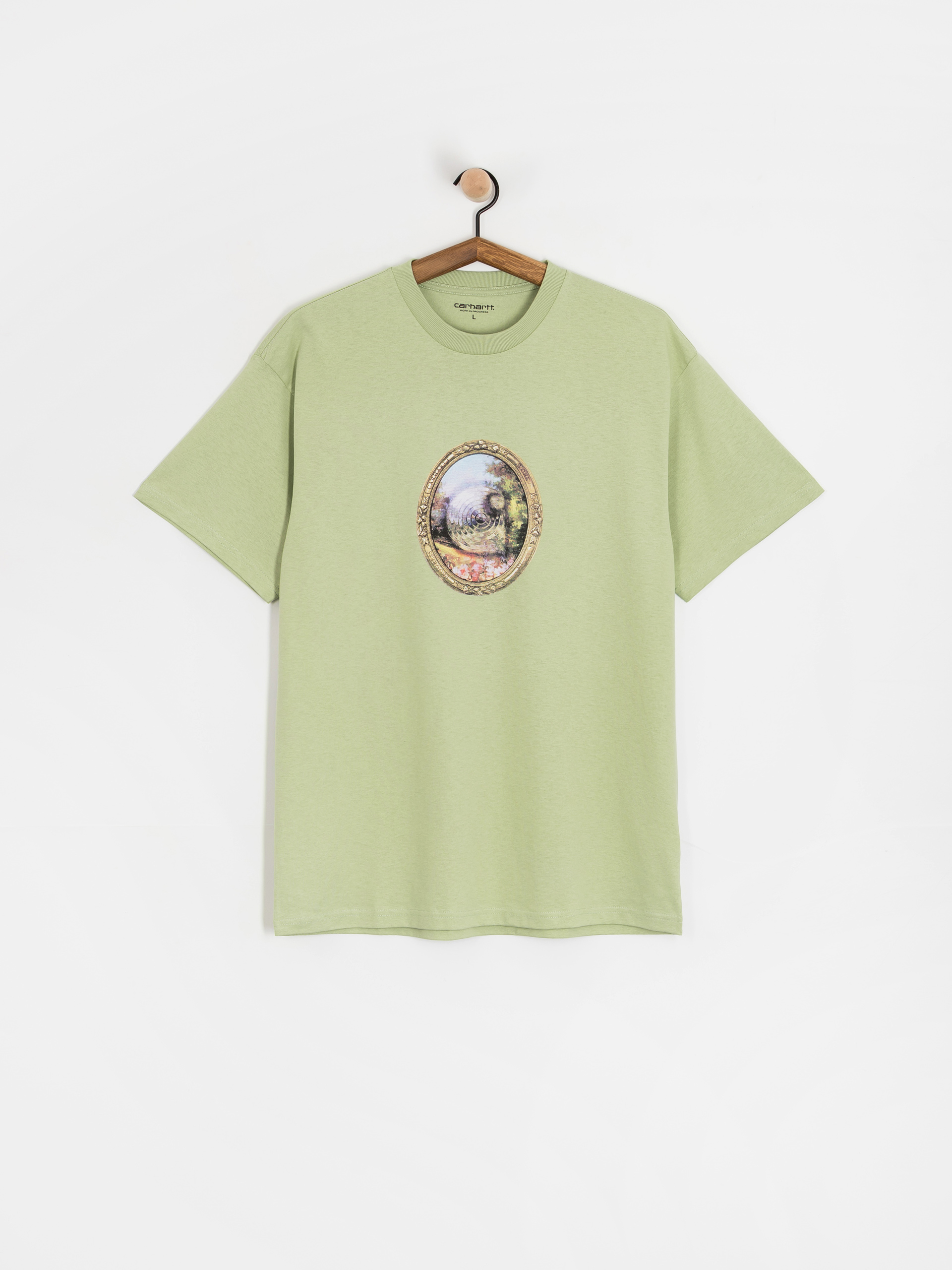 Tシャツ・カットソー CARHARTT S/S SOIL T-SHIRT 4UK006 T-shirt Carhartt WIP Cabinetry - zielony (conifer/white)
