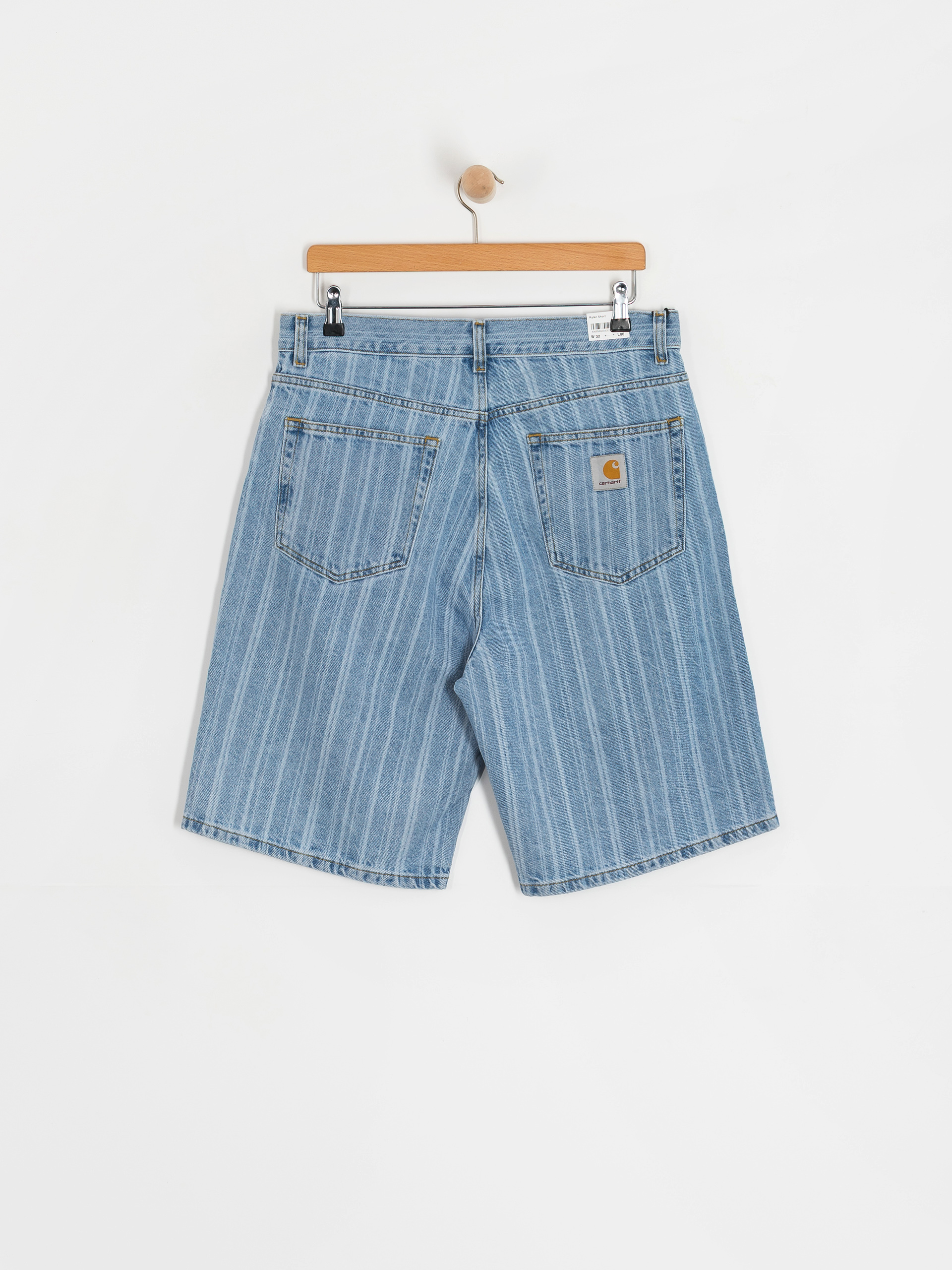 Szorty Carhartt WIP Rylan (rylan stripe/blue/stone bleached)