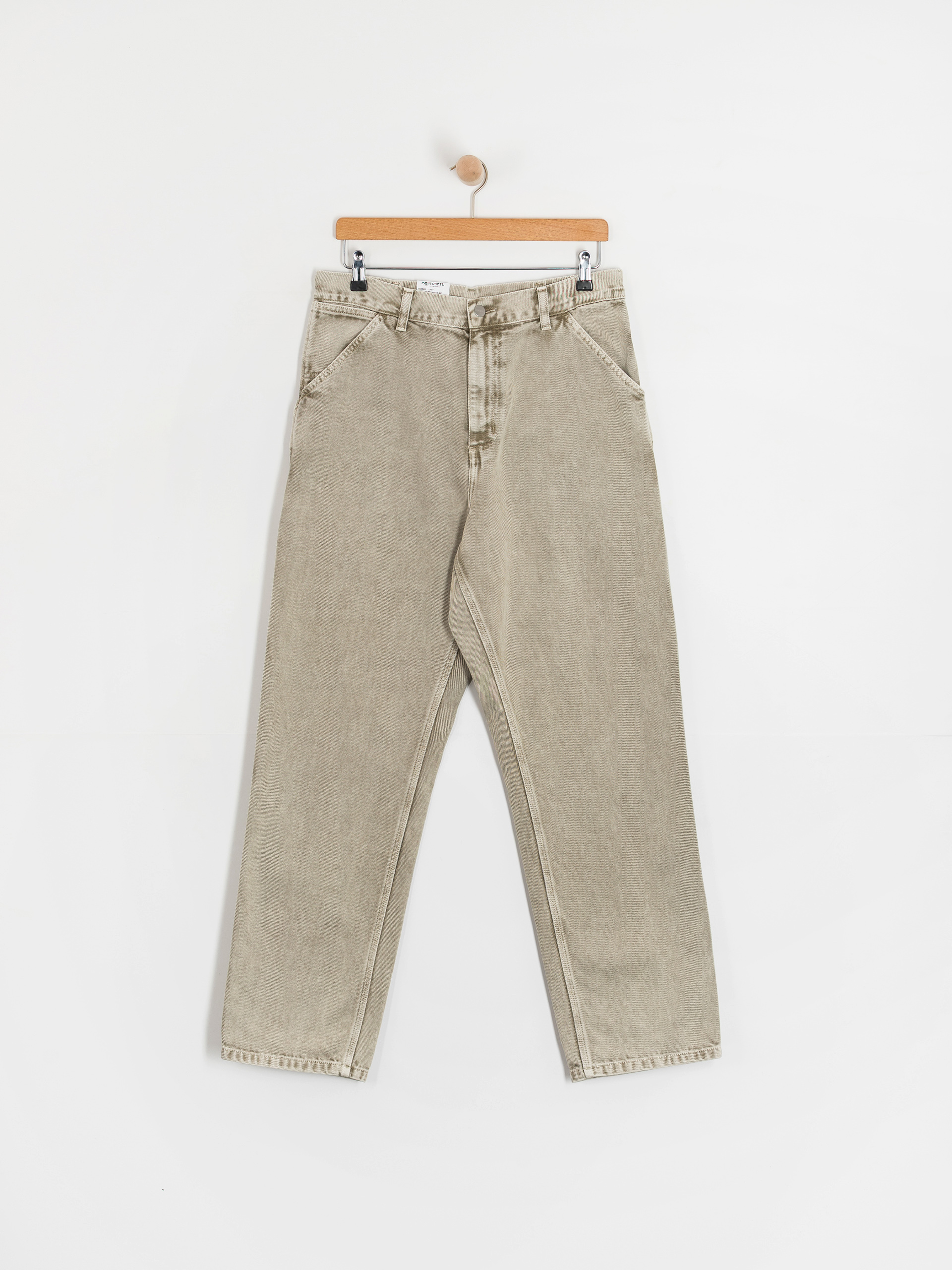 Spodnie Carhartt WIP Single Knee (opuntia/chalk wash)