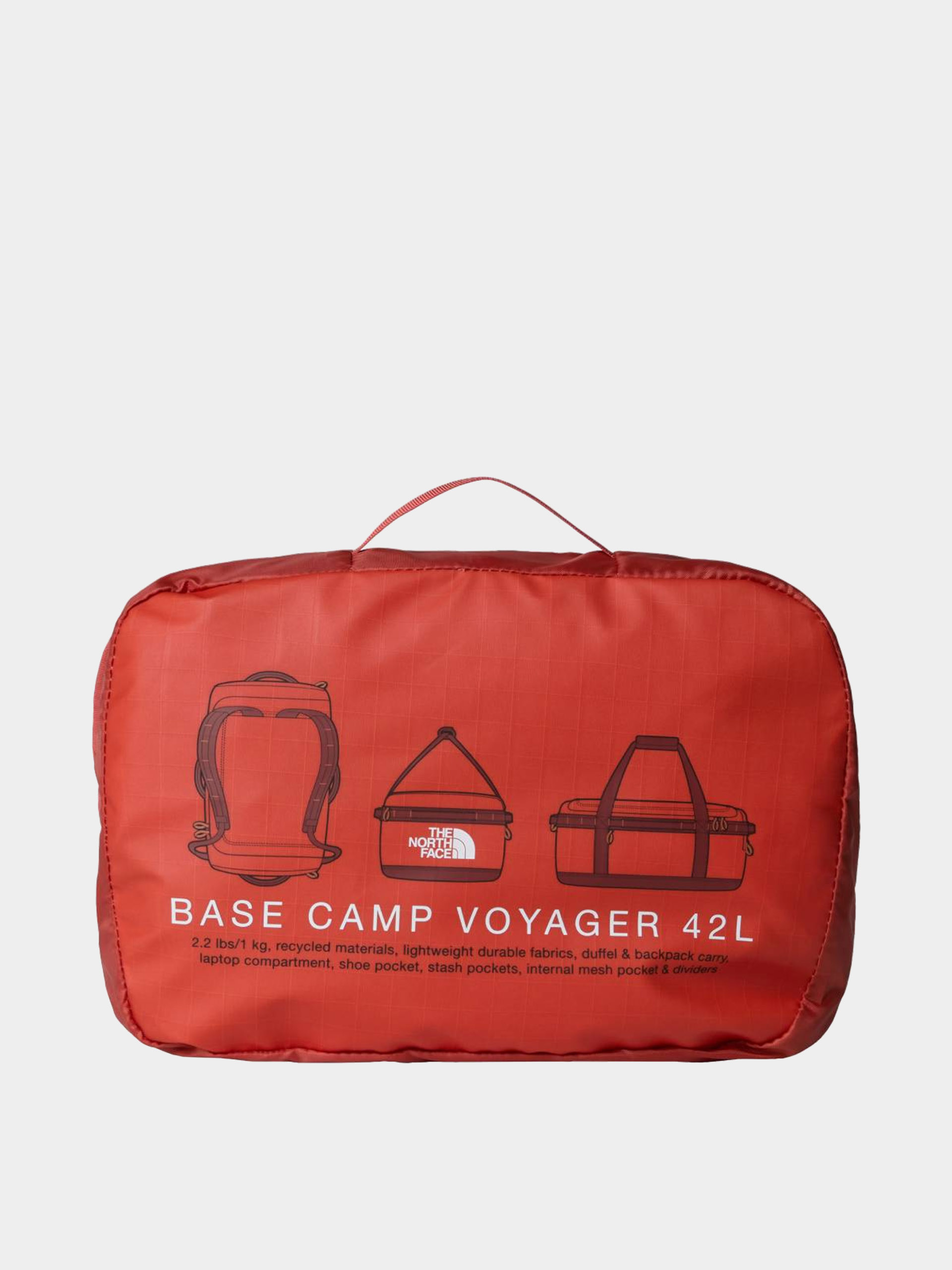 Torba The North Face Base Camp Voyager Duffel 42L (mars dust/sumac)
