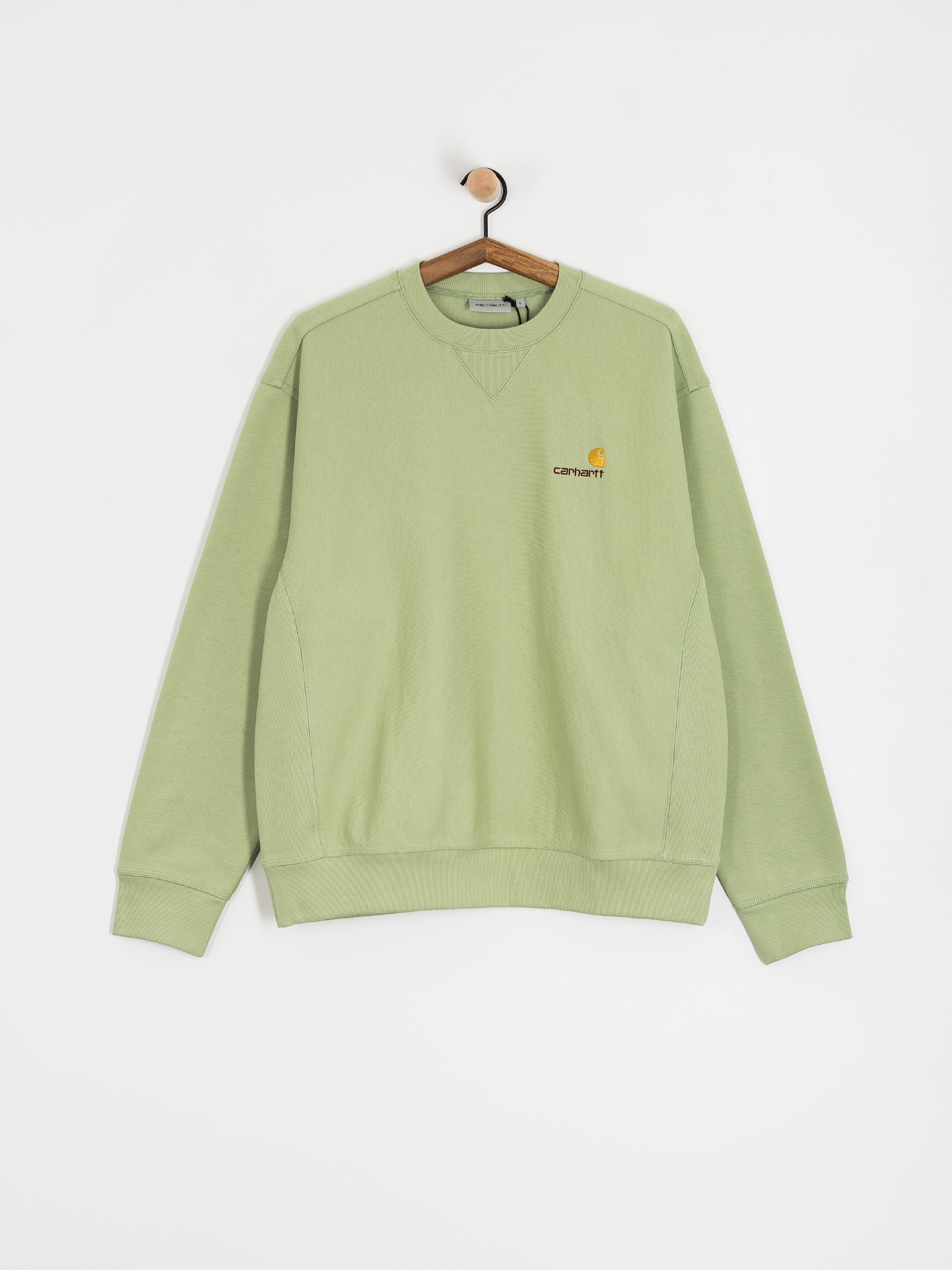 Bluza Carhartt WIP American Script (pale olive)