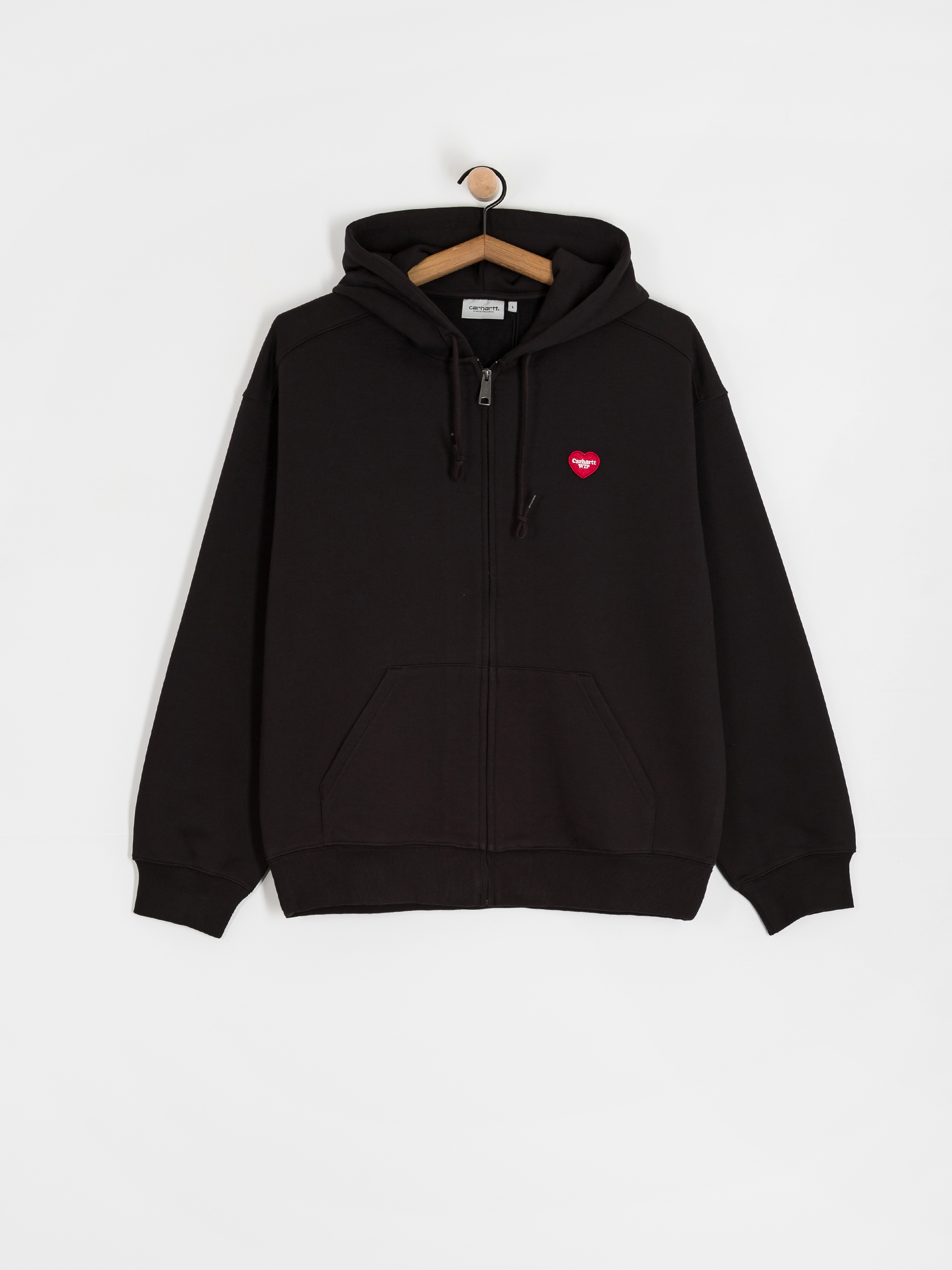Bluza z kapturem Carhartt WIP Heart II Hartt ZHD (black)