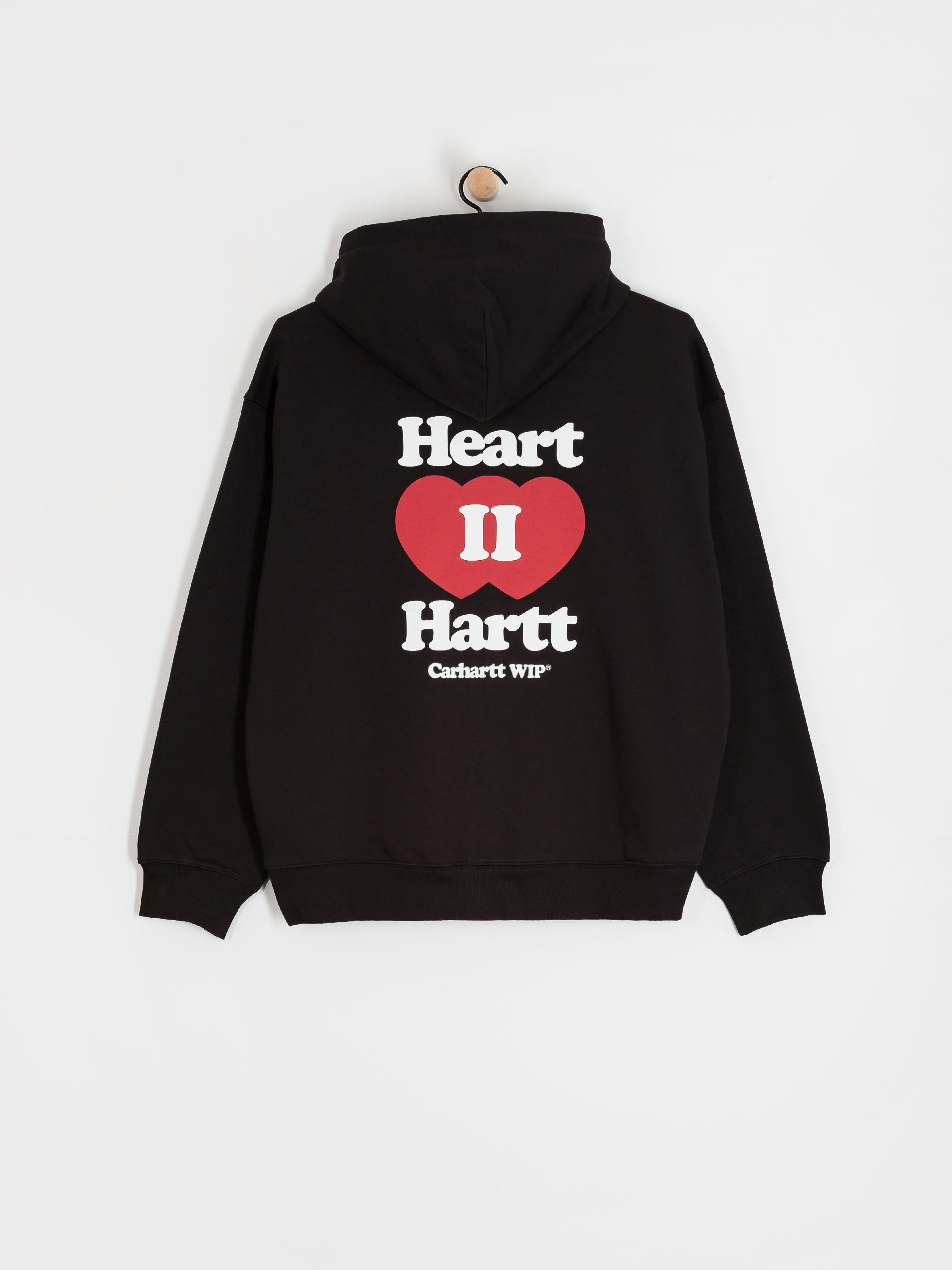 Bluza z kapturem Carhartt WIP Heart II Hartt ZHD (black)