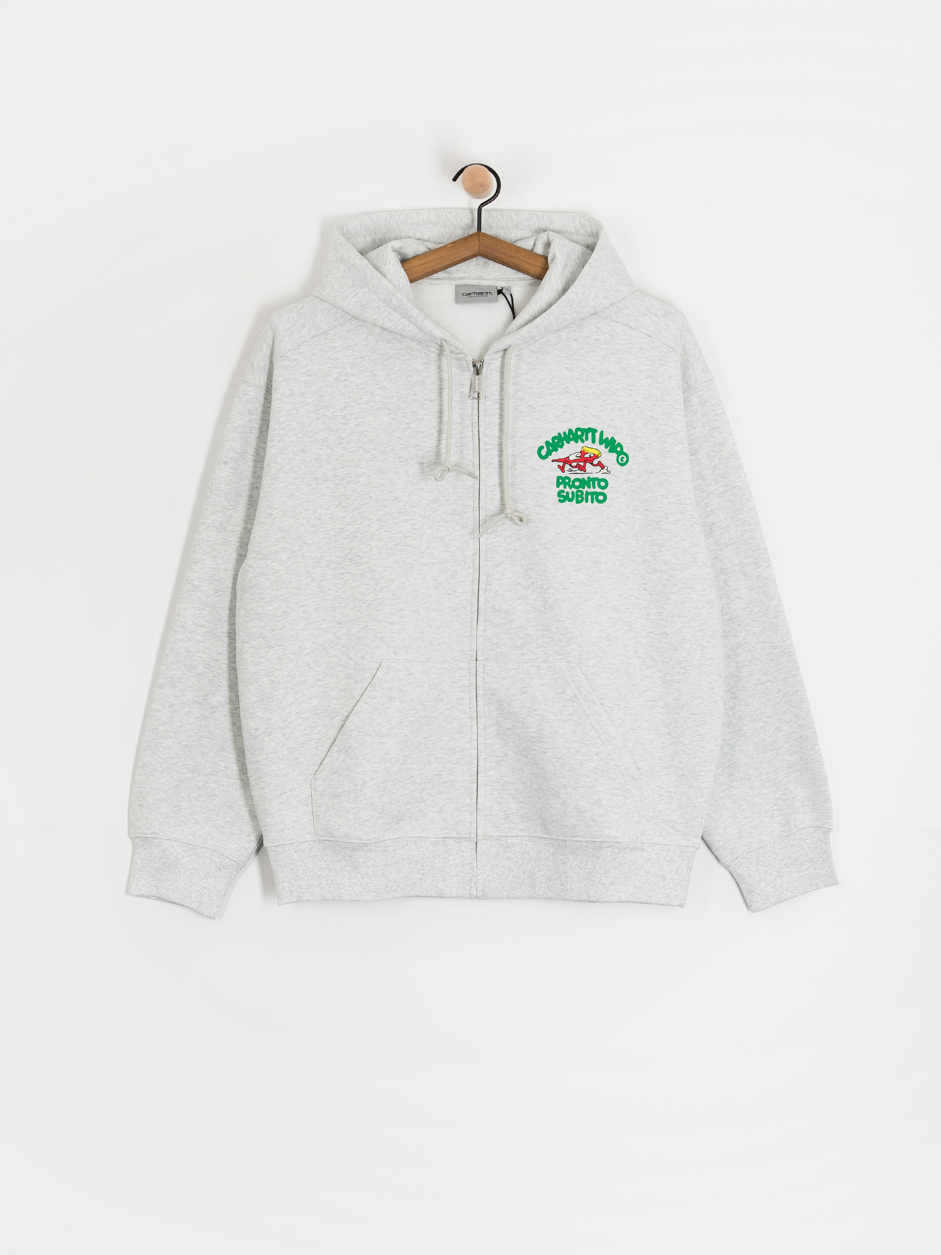 Bluza z kapturem Carhartt WIP Pronto ZHD (ash heather)