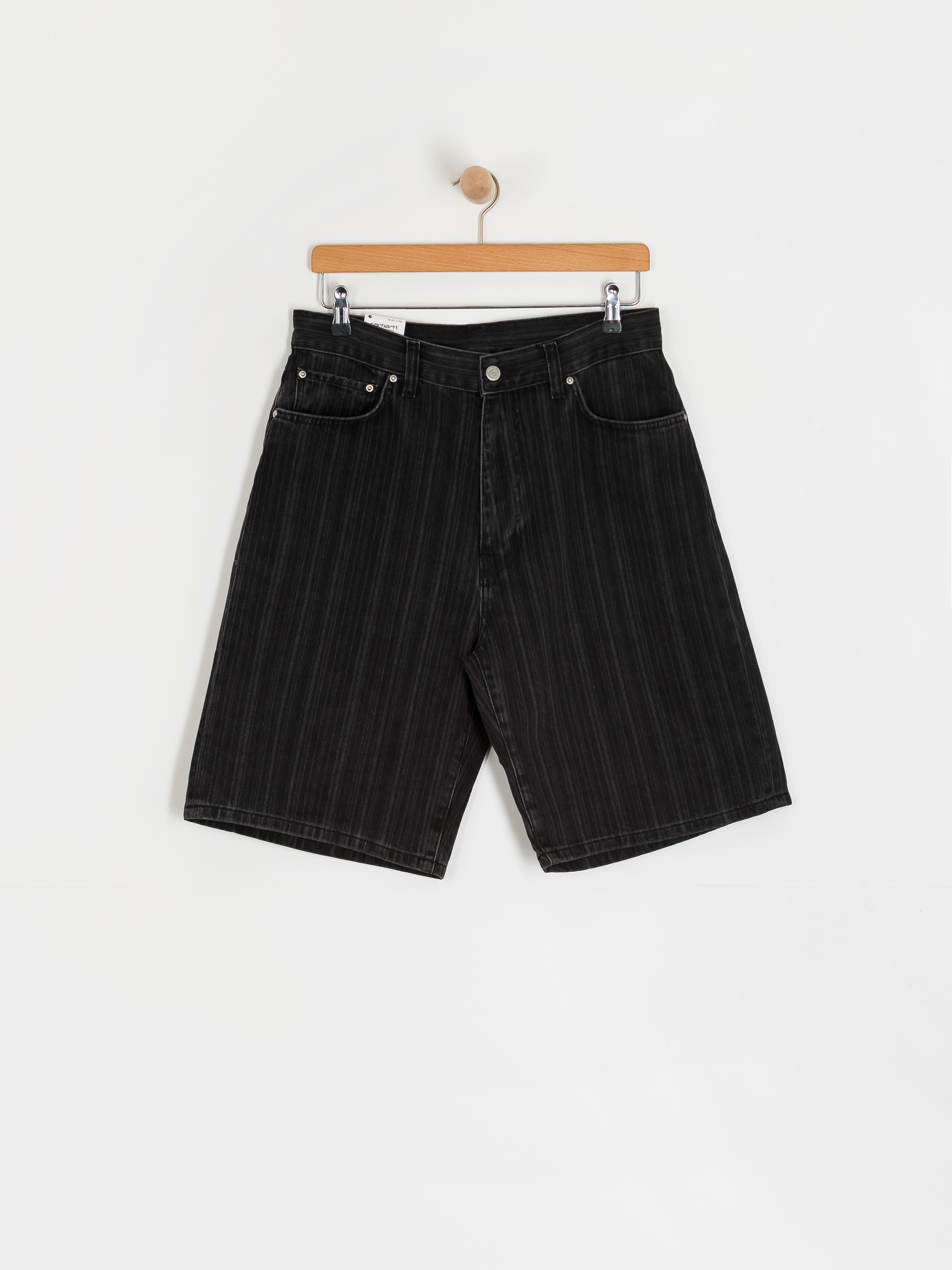 Szorty Carhartt WIP Rylan (rylan stripe/black/stone washed)