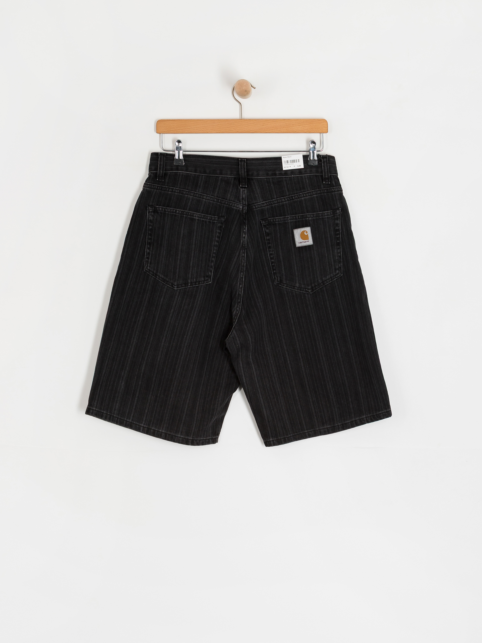 Szorty Carhartt WIP Rylan (rylan stripe/black/stone washed)