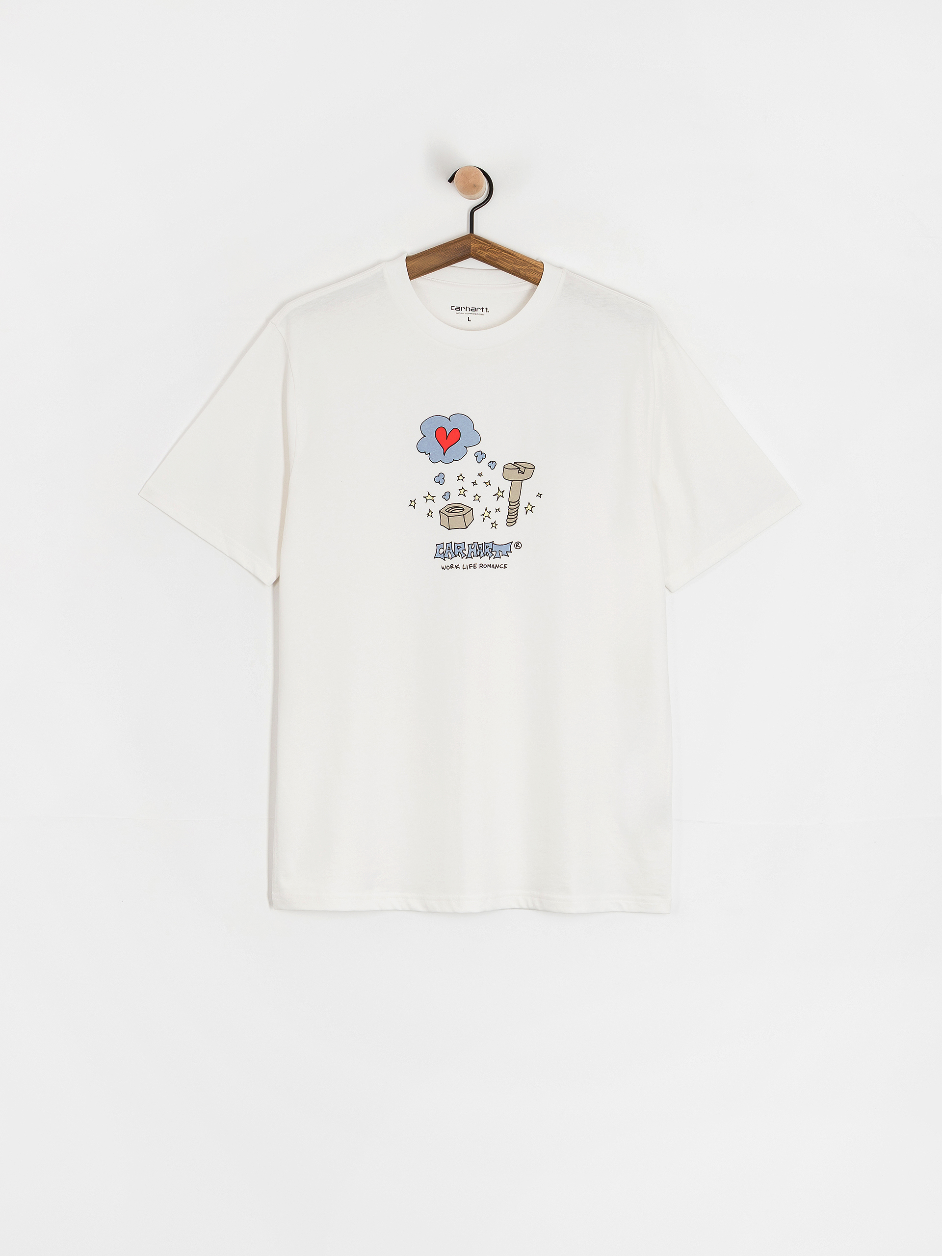 T-shirt Carhartt WIP Work Life Romance (white)