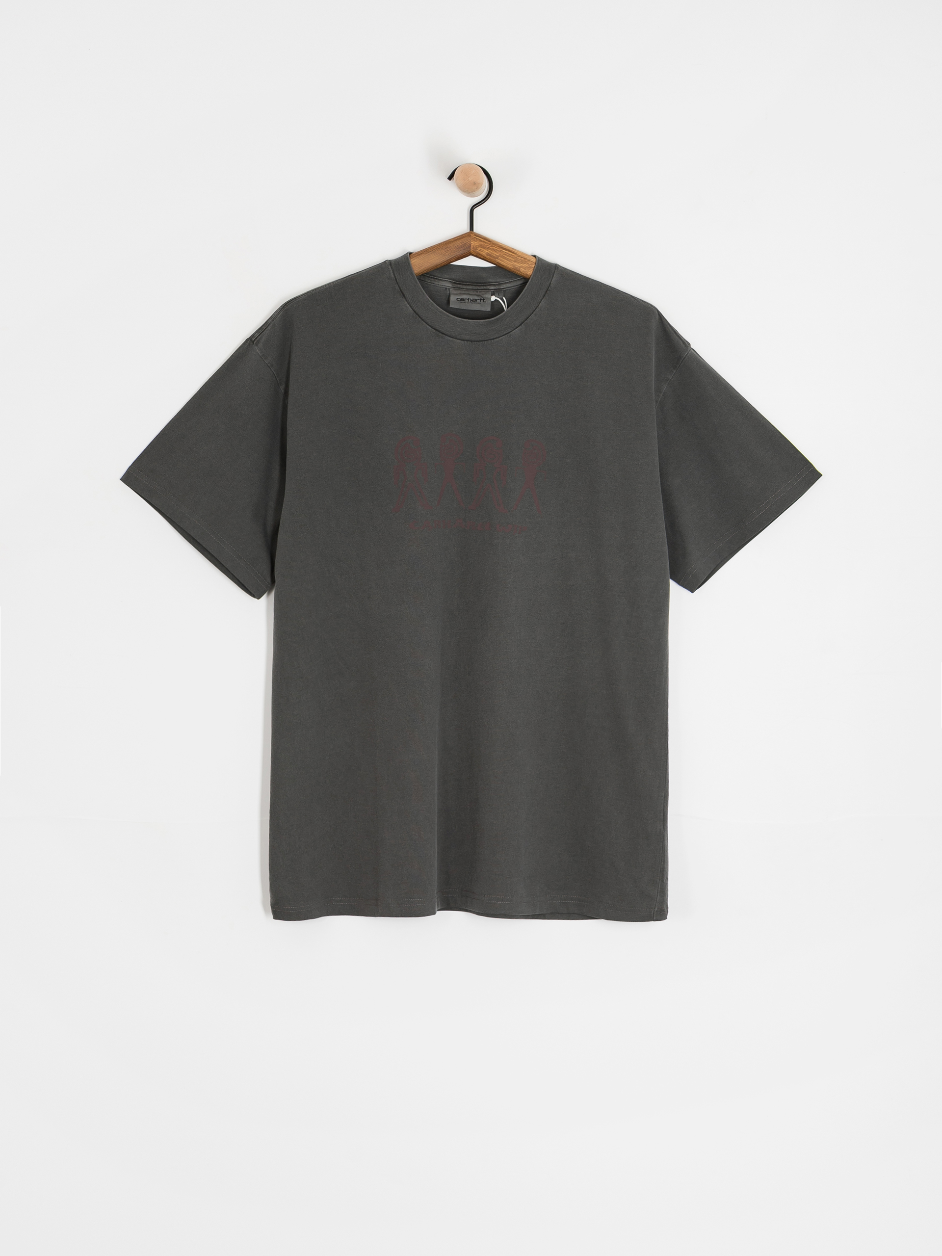 T-shirt Carhartt WIP Terrestrial (black/arbusta/pigment garment dyed)