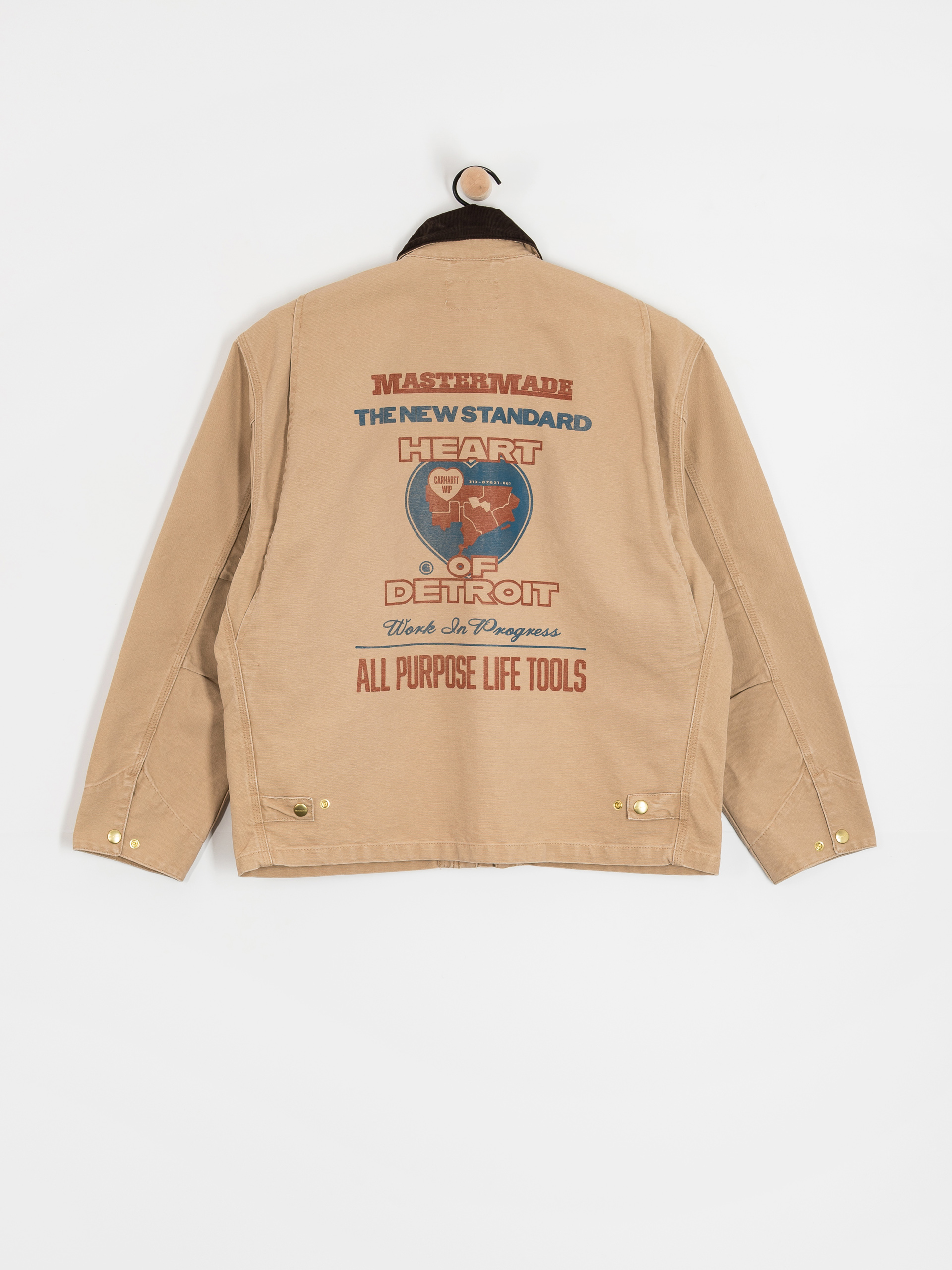 Kurtka Carhartt WIP OG Arcan Graphic - brązowy (dusty h