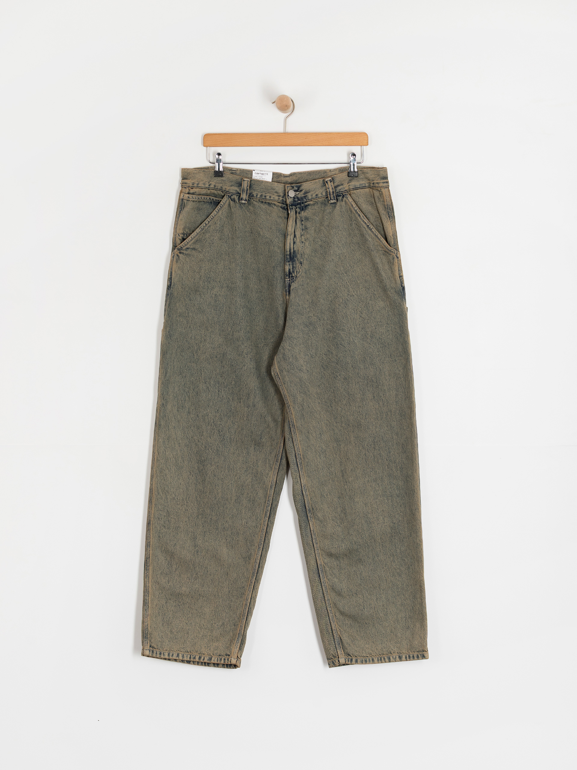 Spodnie Carhartt WIP OG Single Knee (blue/leather/garment dyed)