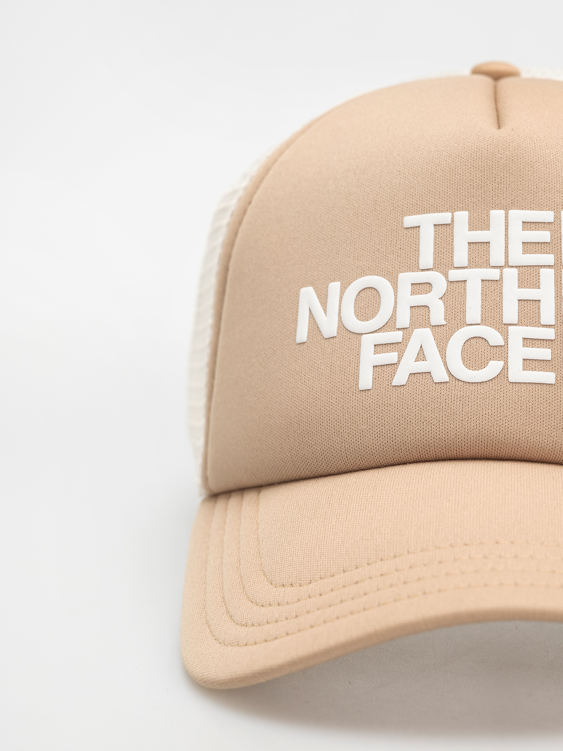 Czapka z daszkiem The North Face Tnf Logo Trucker (khaki stone/tnf white)