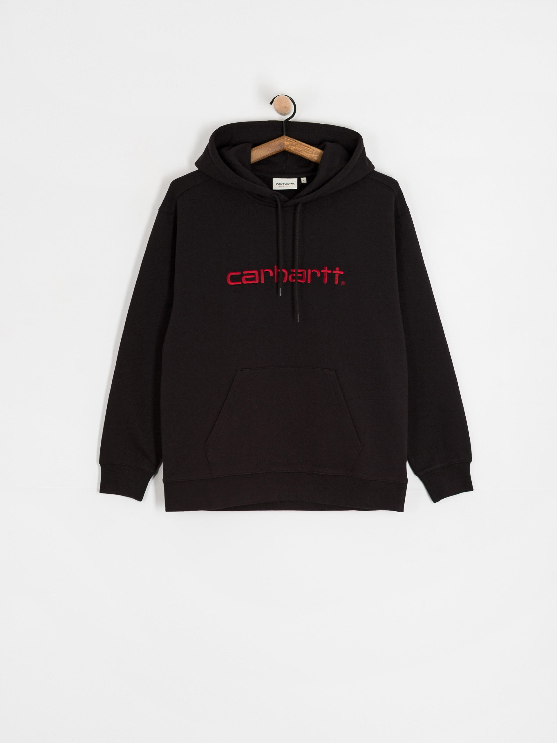 Bluza z kapturem Carhartt WIP Carhartt HD Wmn (black/scarlet)