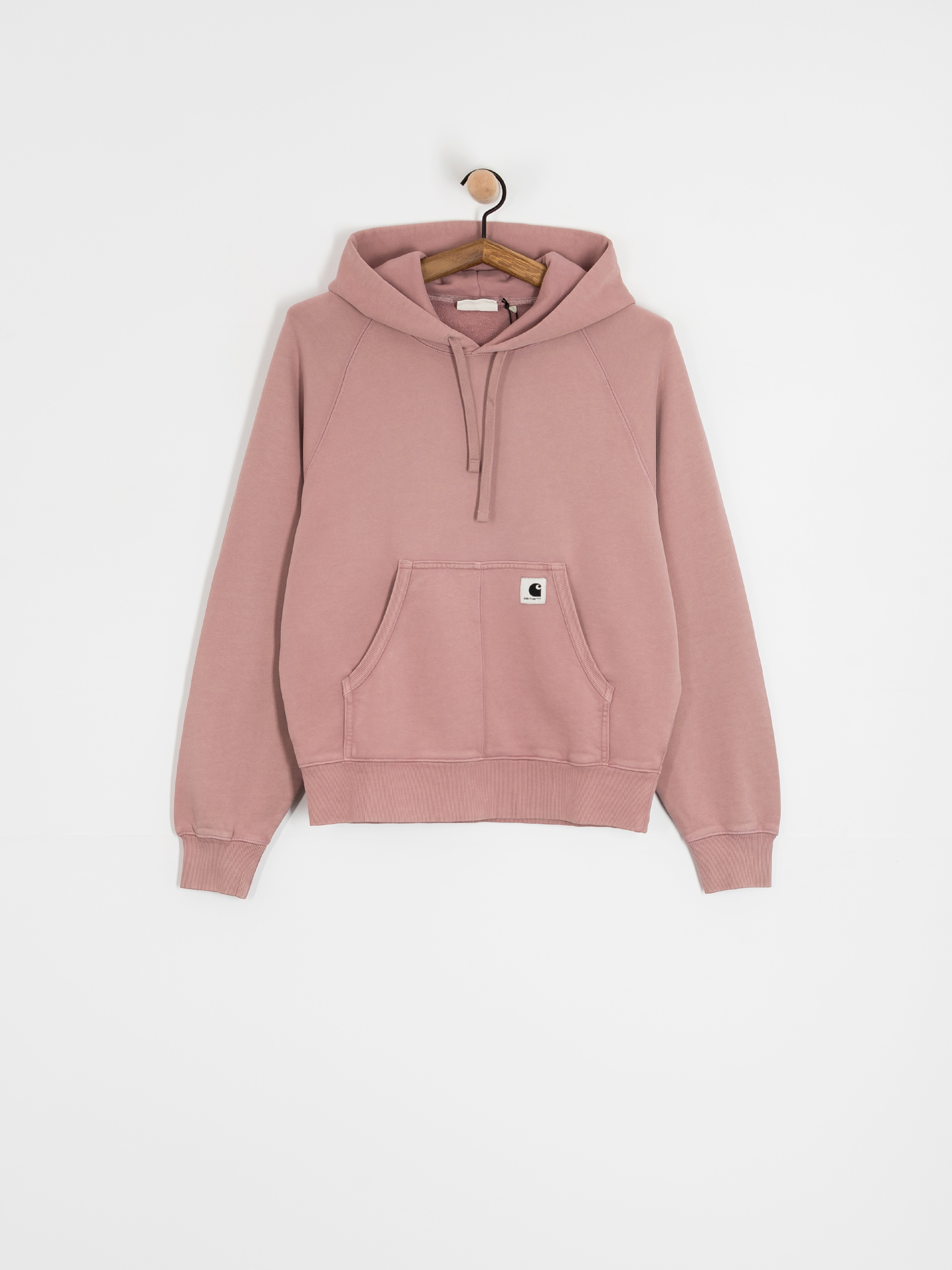Bluza z kapturem Carhartt WIP Hudson HD Wmn (daphne/chalk wash)