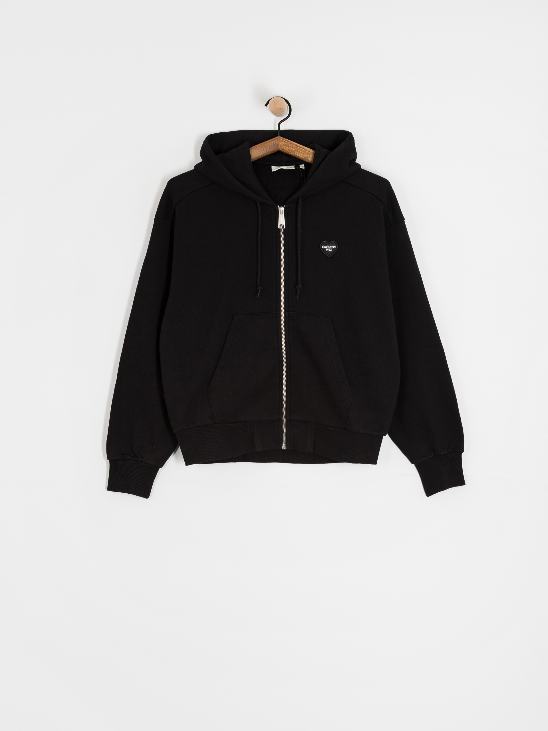Bluza z kapturem Carhartt WIP Heart II Hartt ZHD Wmn (black)