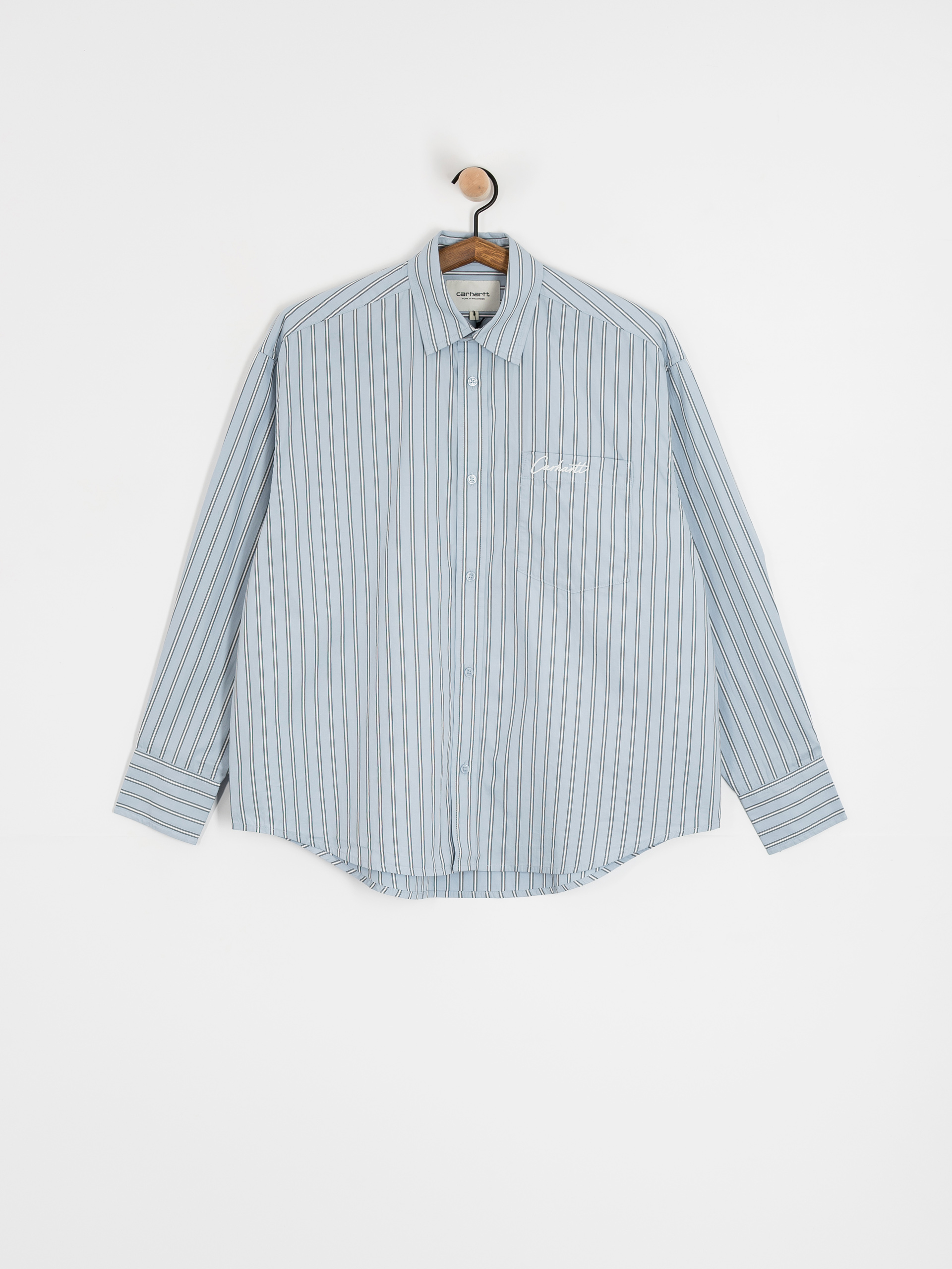 Koszula Carhartt WIP Grimsby Wmn (grimsby stripe/blue fog)