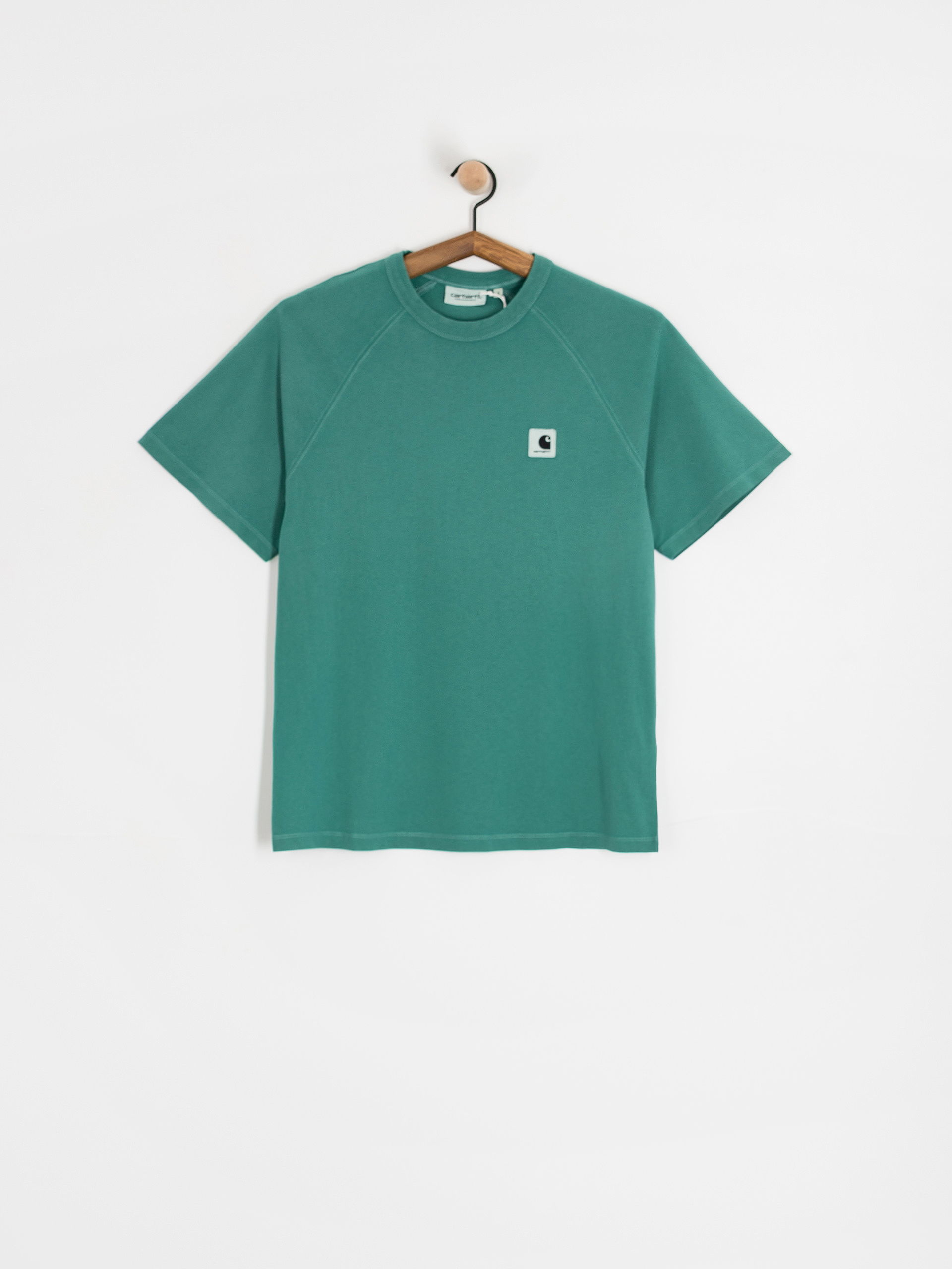 T-shirt Carhartt WIP Hudson Wmn (saguaro/chalk wash)