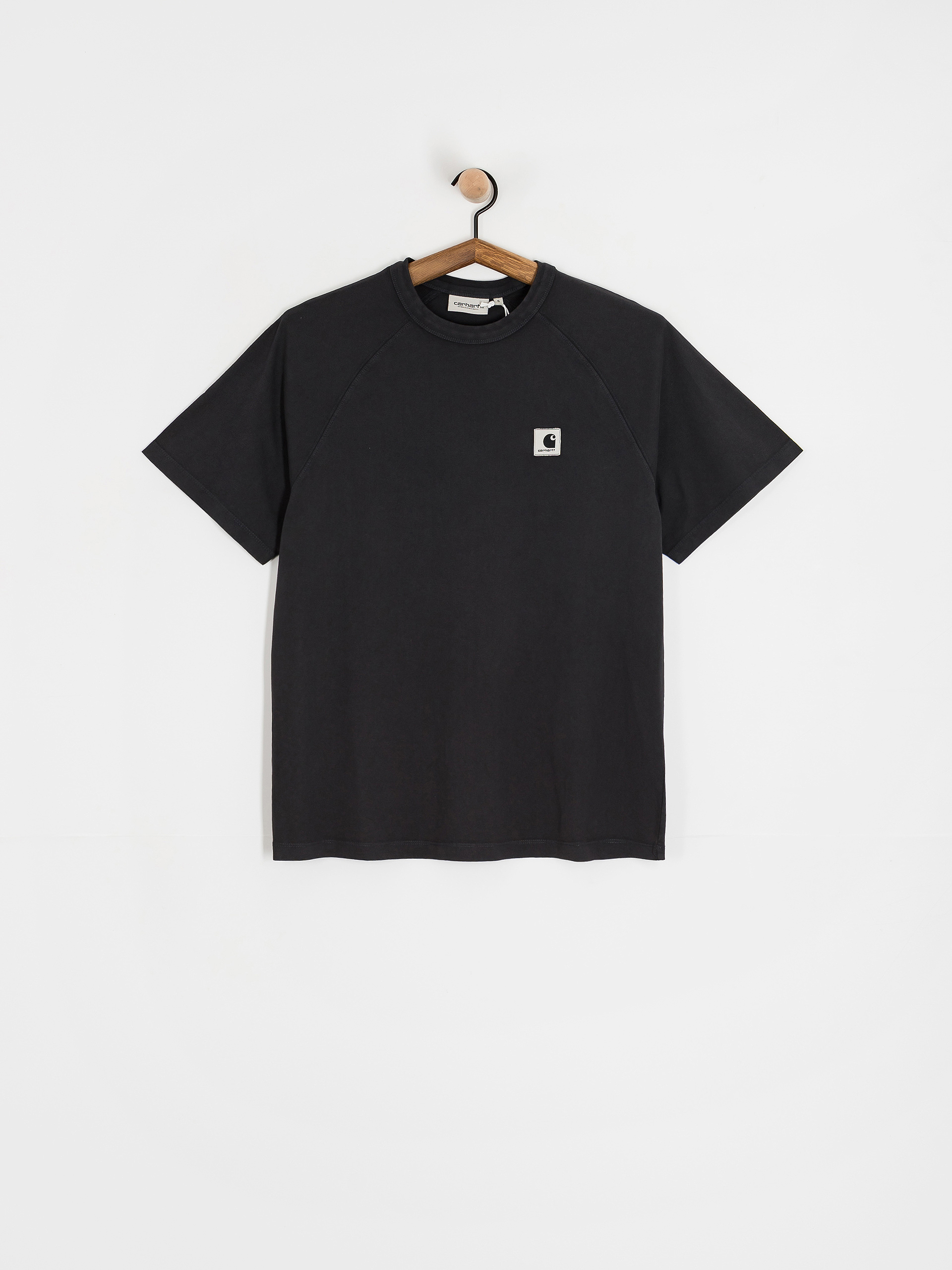 T-shirt Carhartt WIP Hudson Wmn (black/chalk wash)