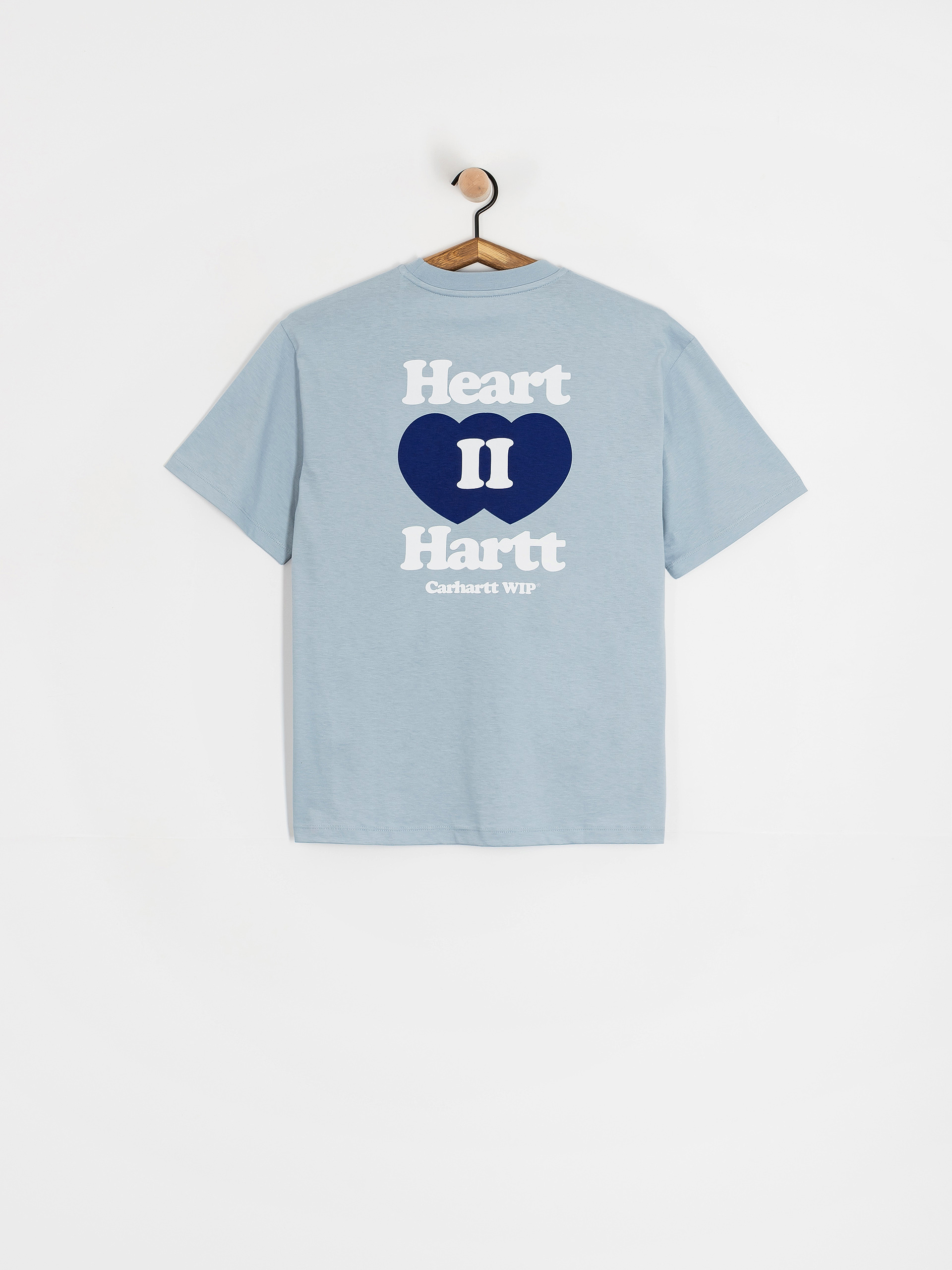 T-shirt Carhartt WIP Heart II Hartt Wmn (blue fog)