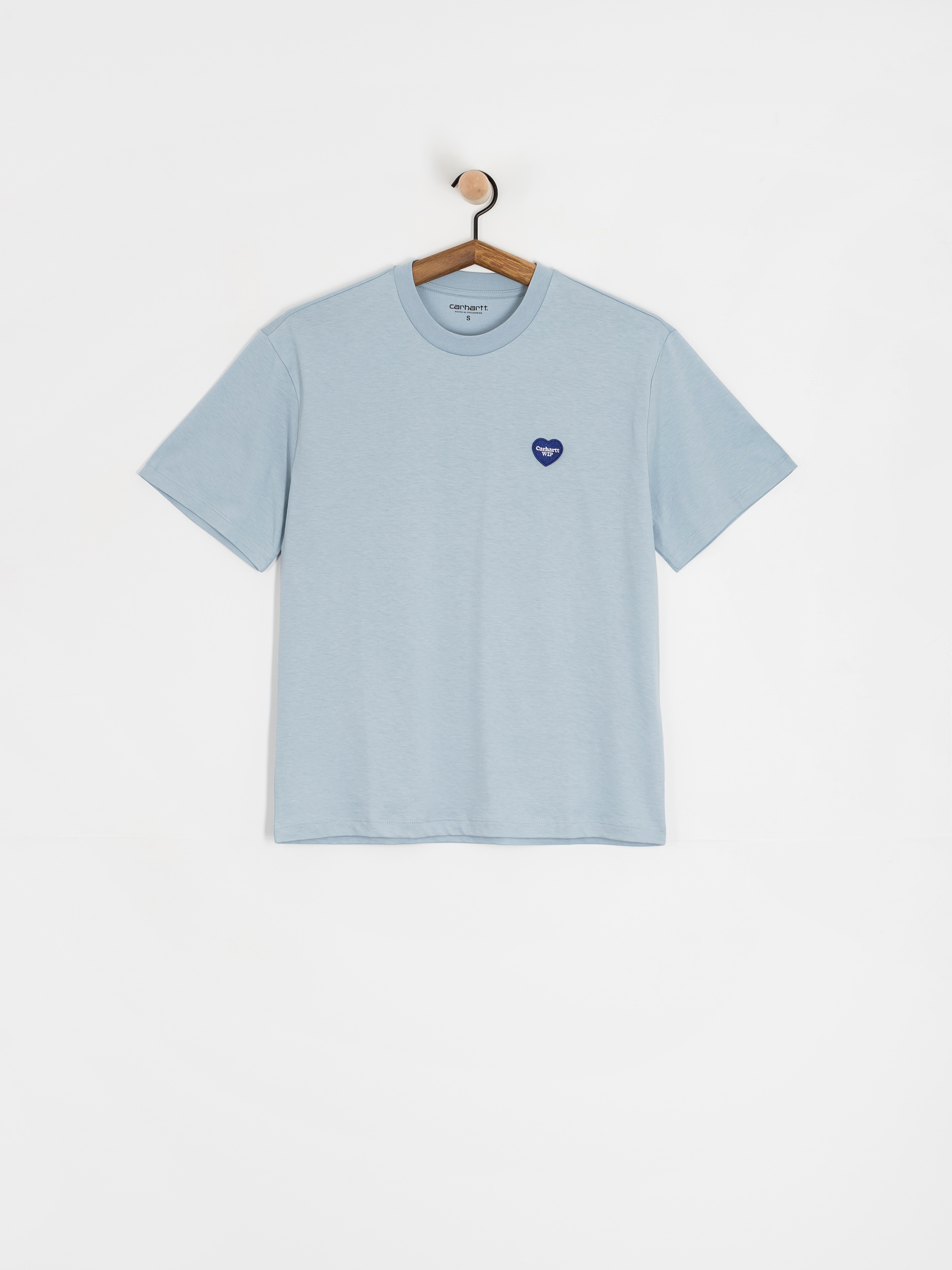 T-shirt Carhartt WIP Heart II Hartt Wmn (blue fog)
