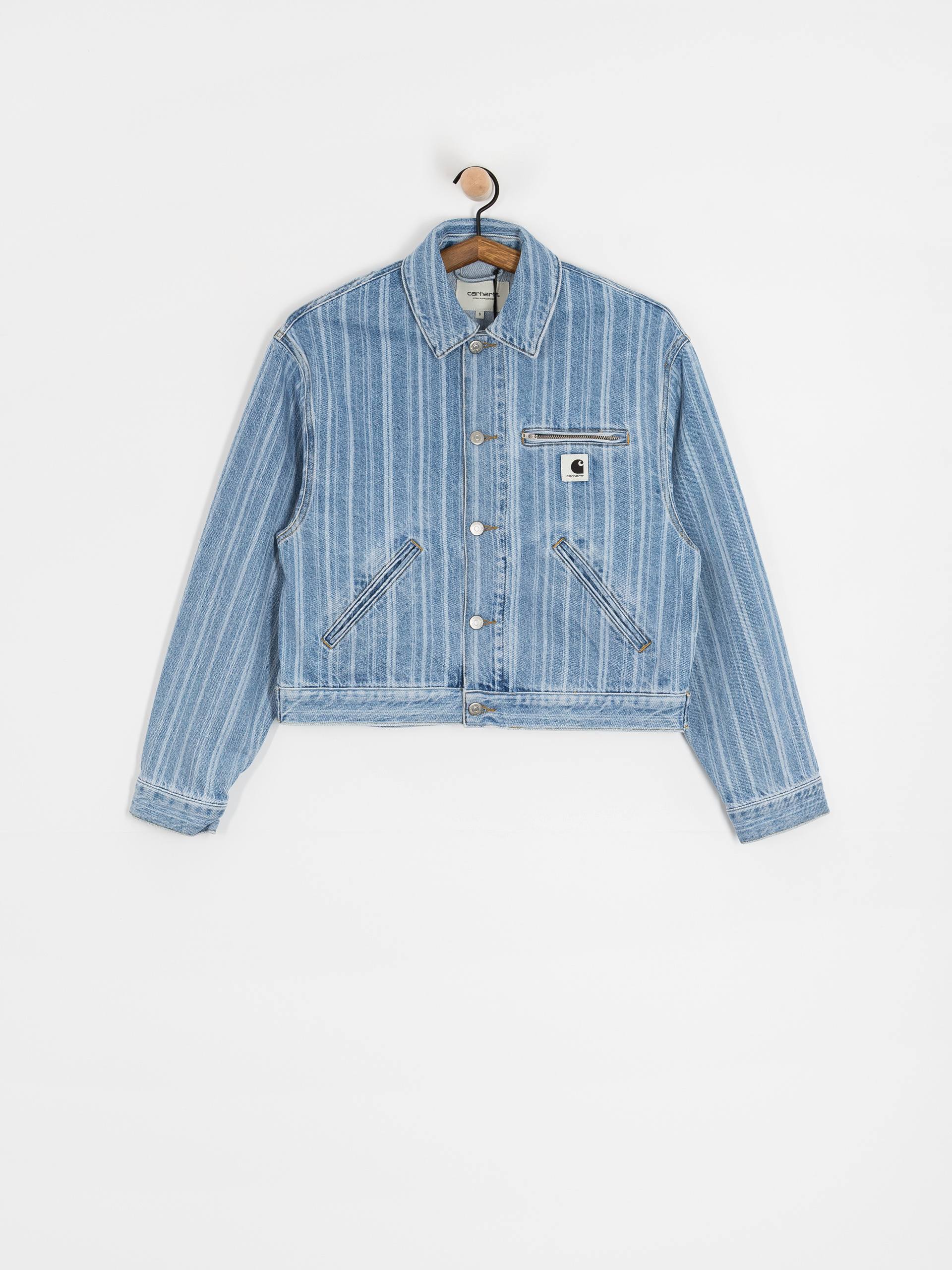 Kurtka Carhartt WIP Rylan Wmn (rylan stripe/blue/stone bleached)