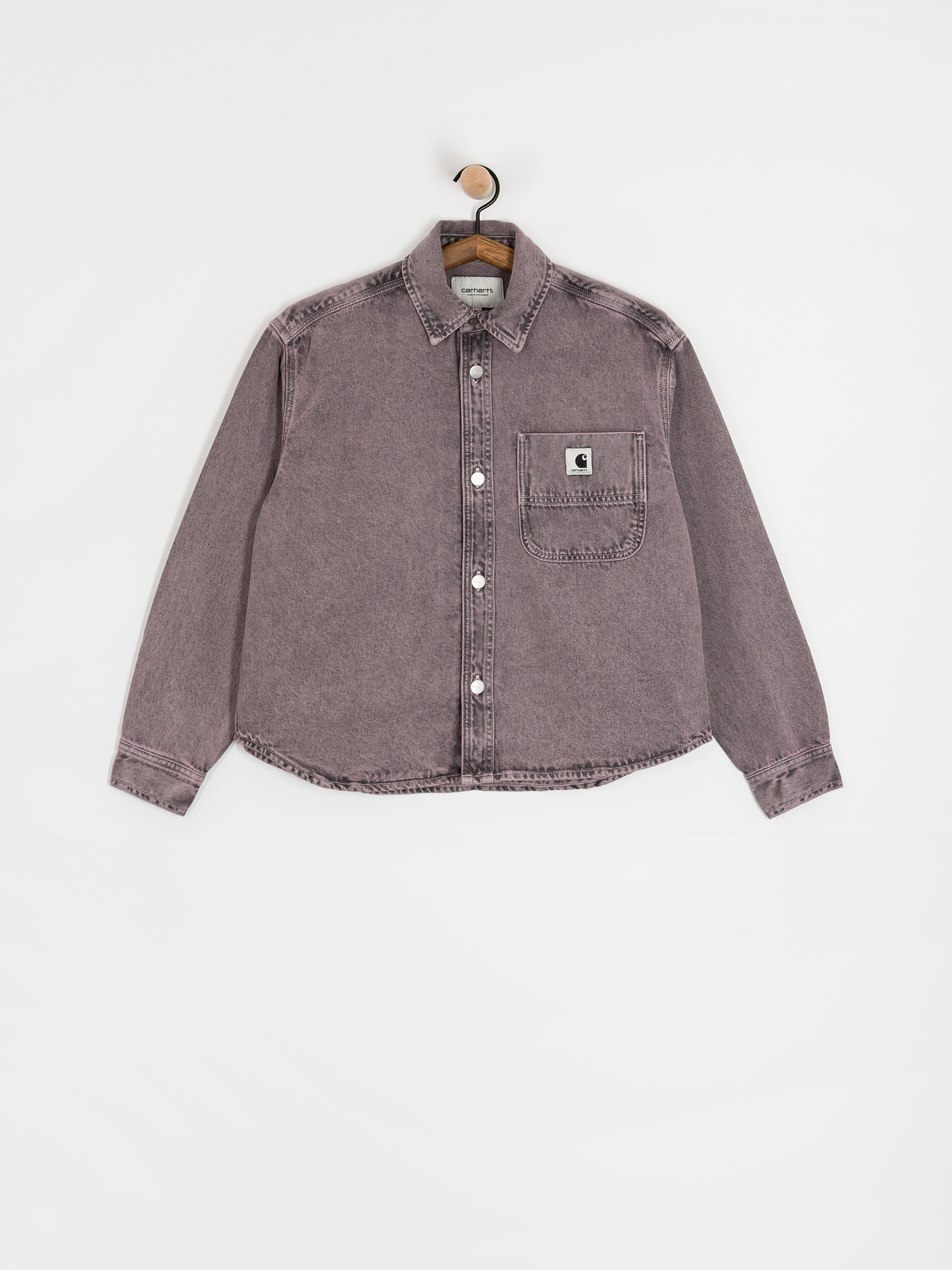 Kurtka Carhartt WIP Georgia Wmn (black/hortensia/garment dyed)
