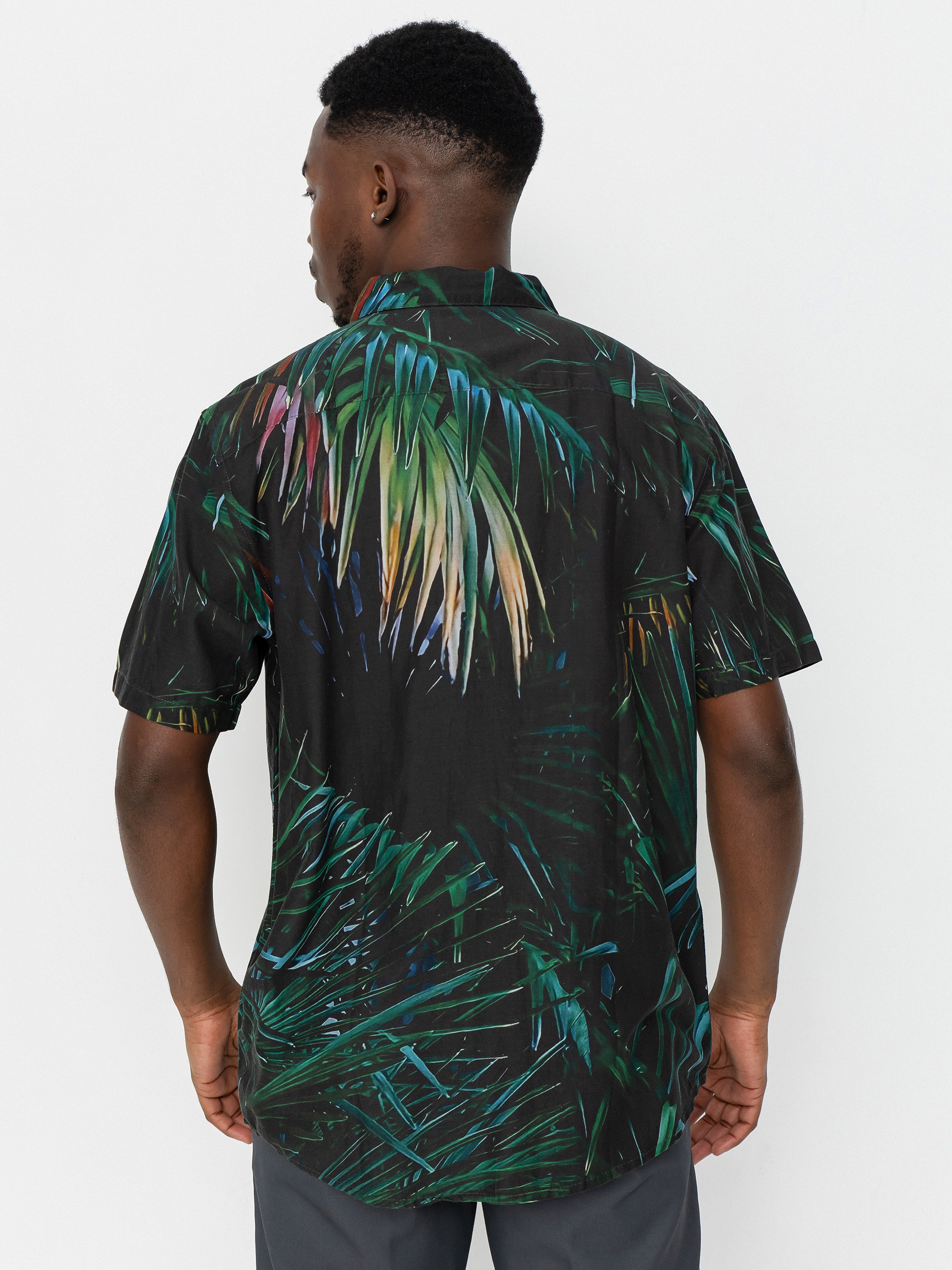 Koszula RVCA Hawaii Palms (black)
