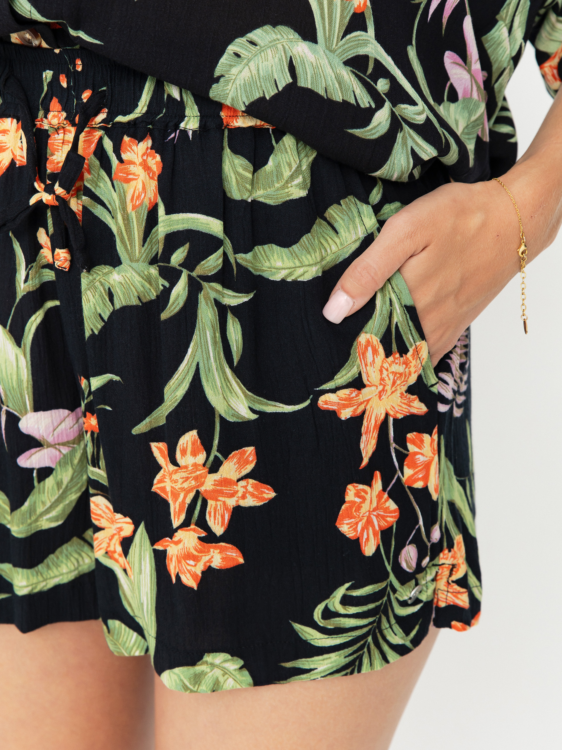 Szorty Roxy Lekeitio Break High Printed Cr Wmn (anthracite island escape)